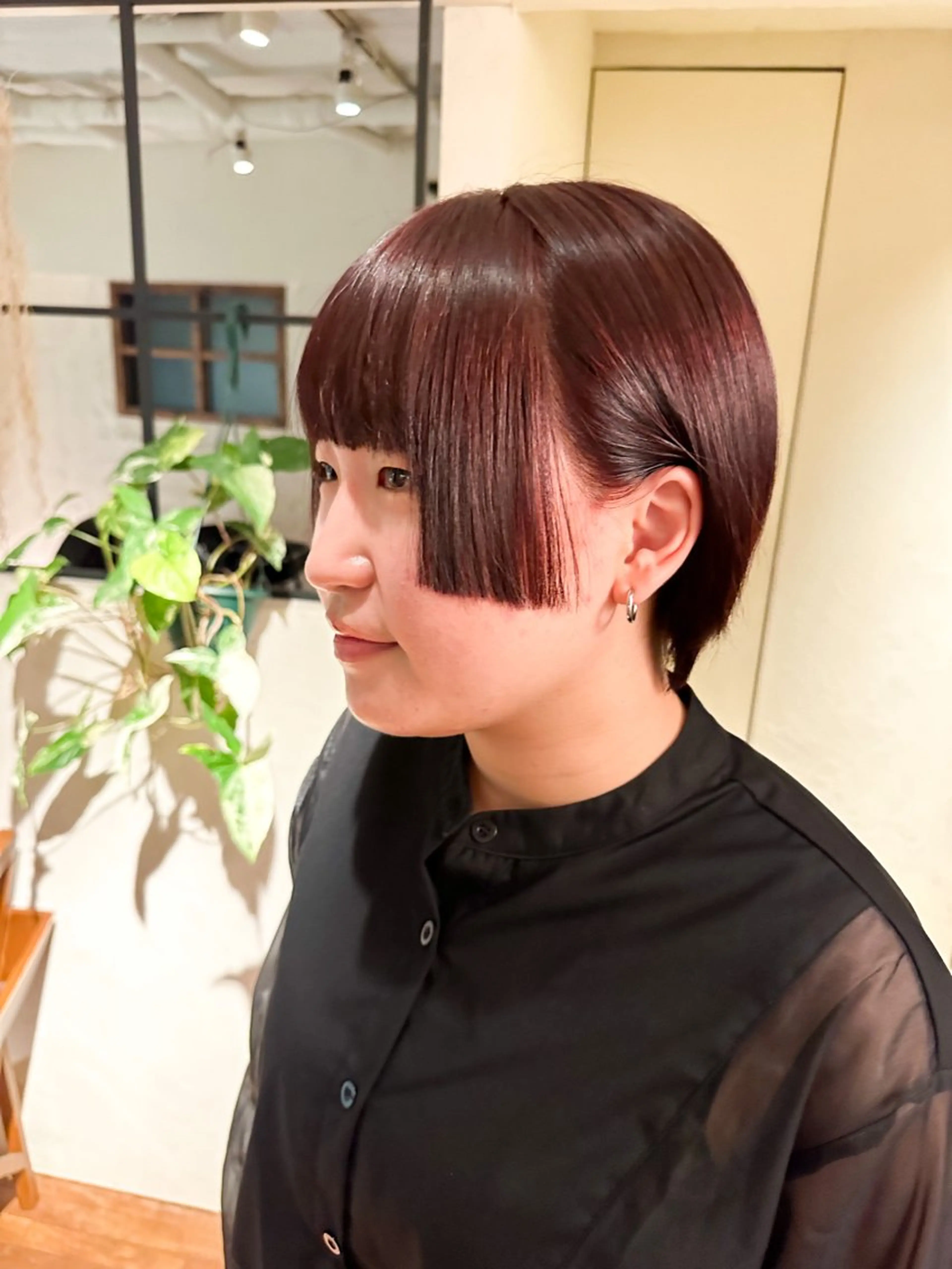 ショート カラー ヘアアレンジ 🤎ono/ 切りっぱなしボブ🤎のヘアスタイル