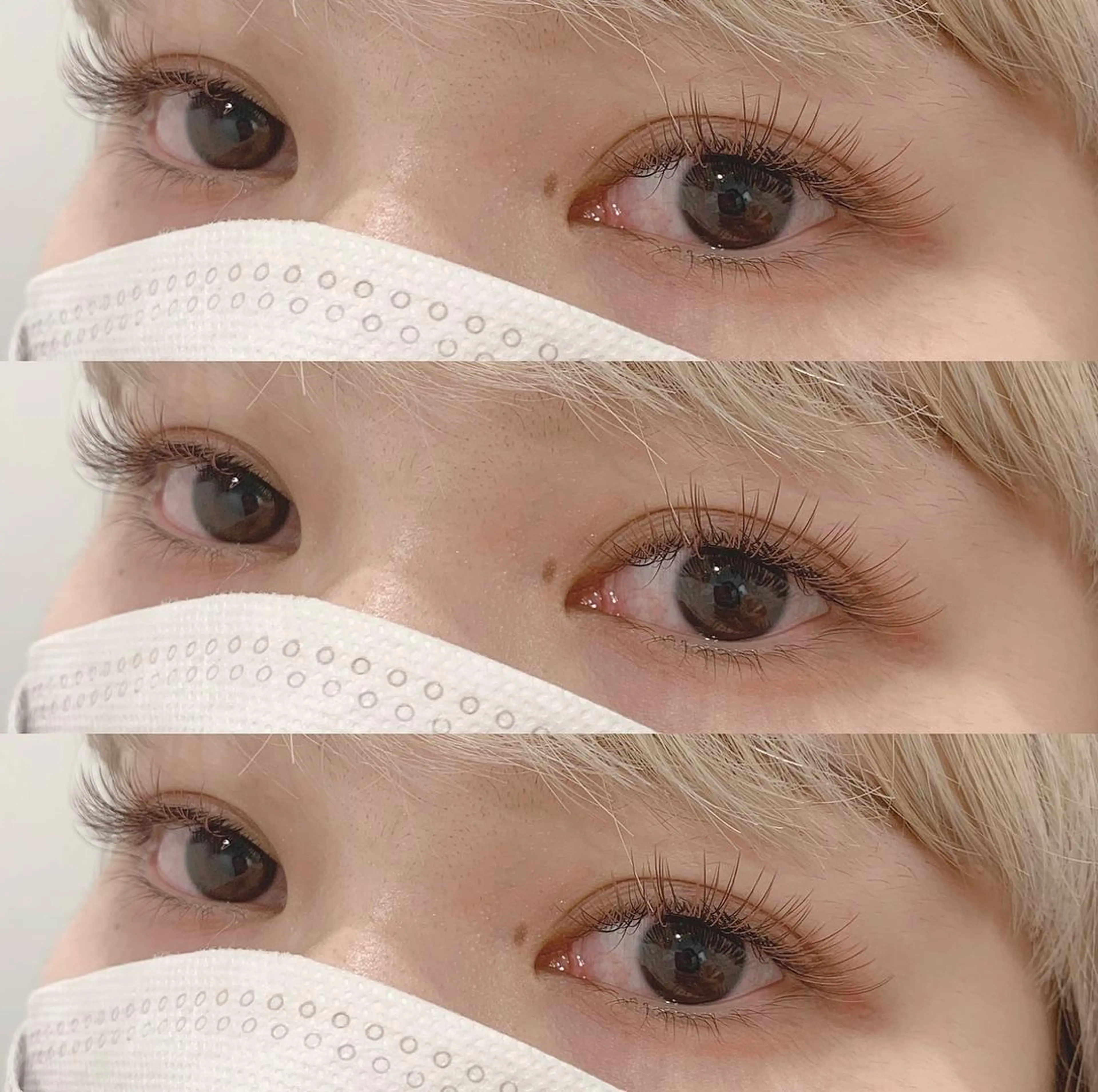 マツエク・マツパ カラーマツエク フラットラッシュ マツエク charmeis所属・. mihoのマツエク・マツパデザイン