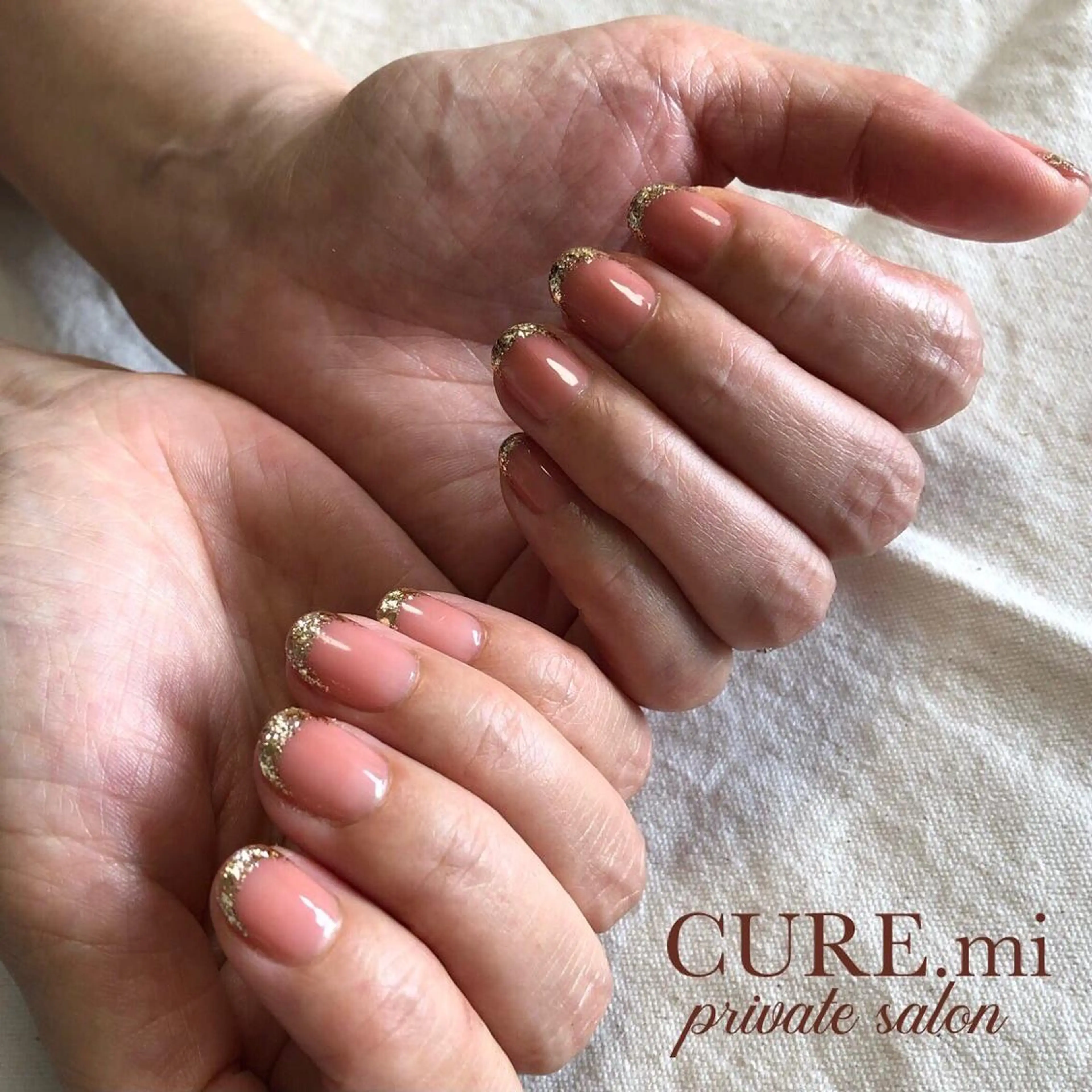 ネイル フレンチネイル ガラスフレンチ ハンドネイル ハンドケア 伊藤 美香のその他イメージ