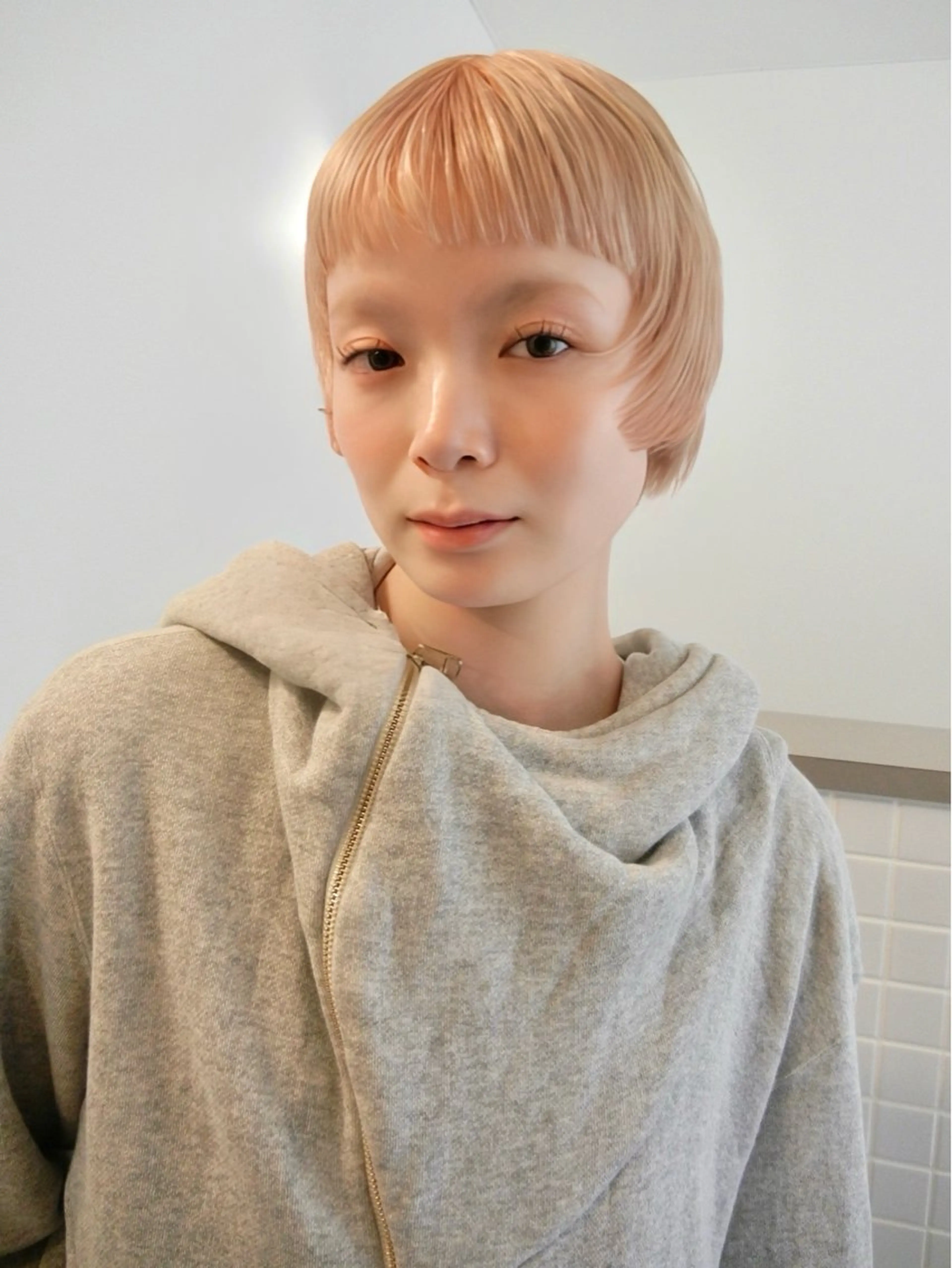 ショート カラー ピンクカラー カット ヘアカラー トリートメント デザイン/レイヤー Kaito🐩/栄のヘアスタイル