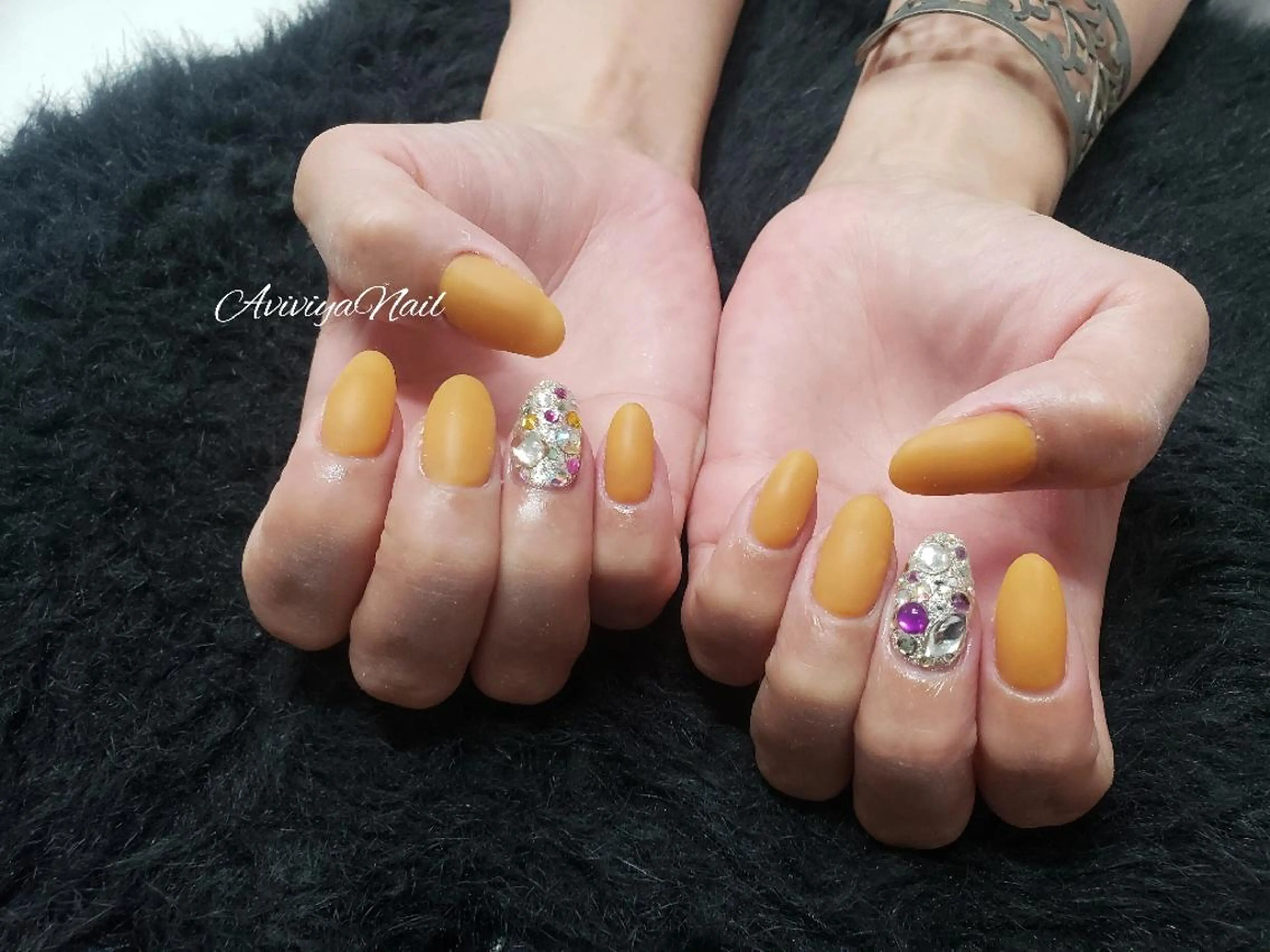 ネイル マットネイル AviviyaNail所属・kubo ayaのネイルデザイン