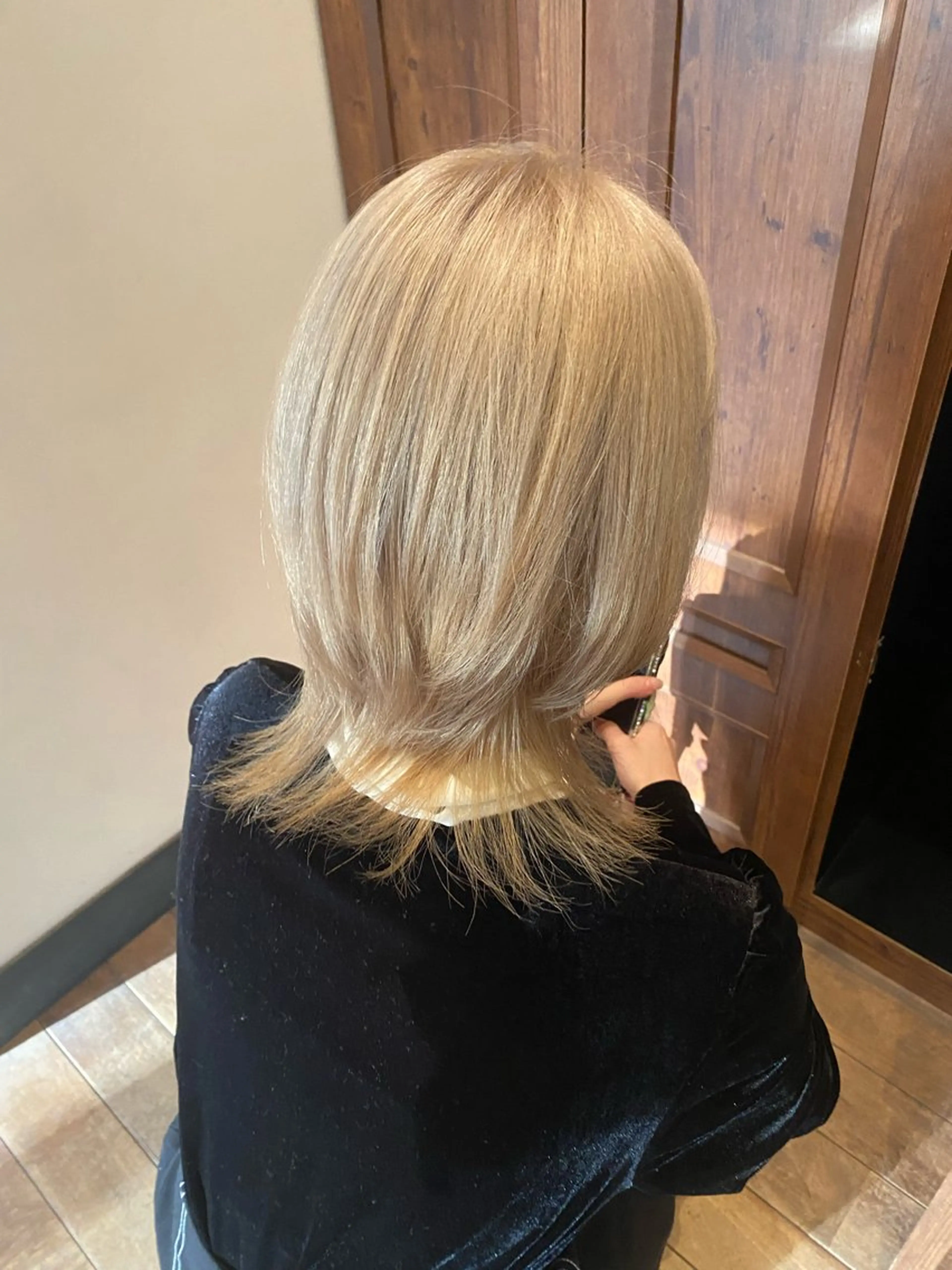 ミディアム elk ANZU🎀のヘアスタイル