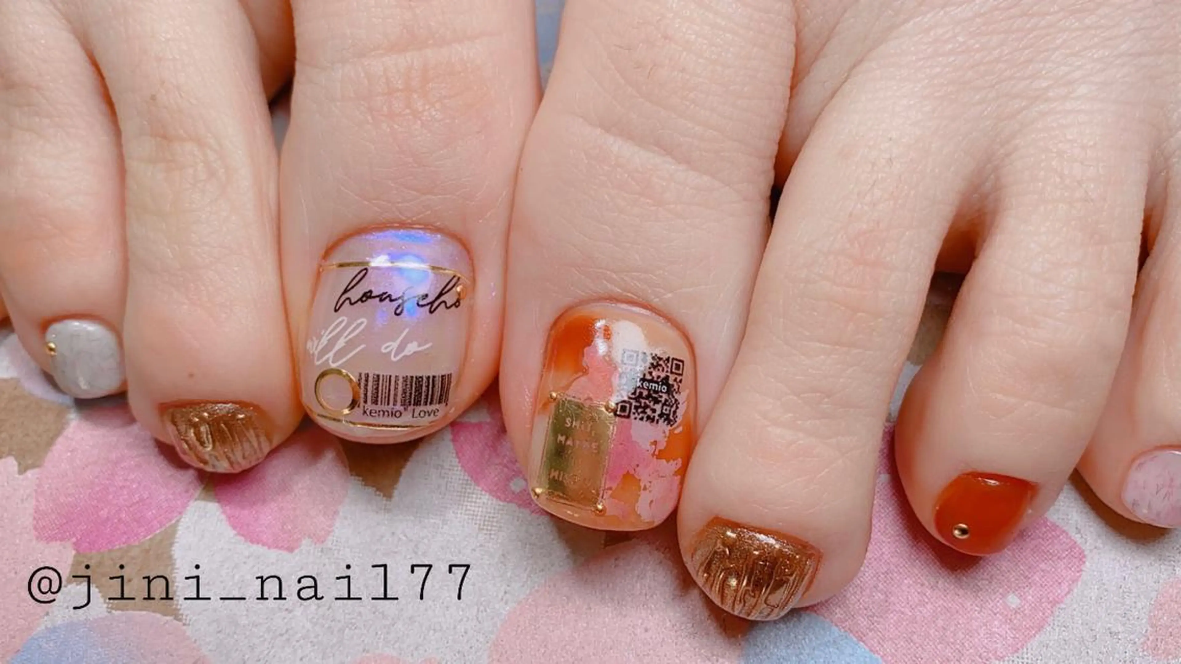 ネイル ハンドネイル JINI NAIL所属・ジニ ネイルのネイルデザイン