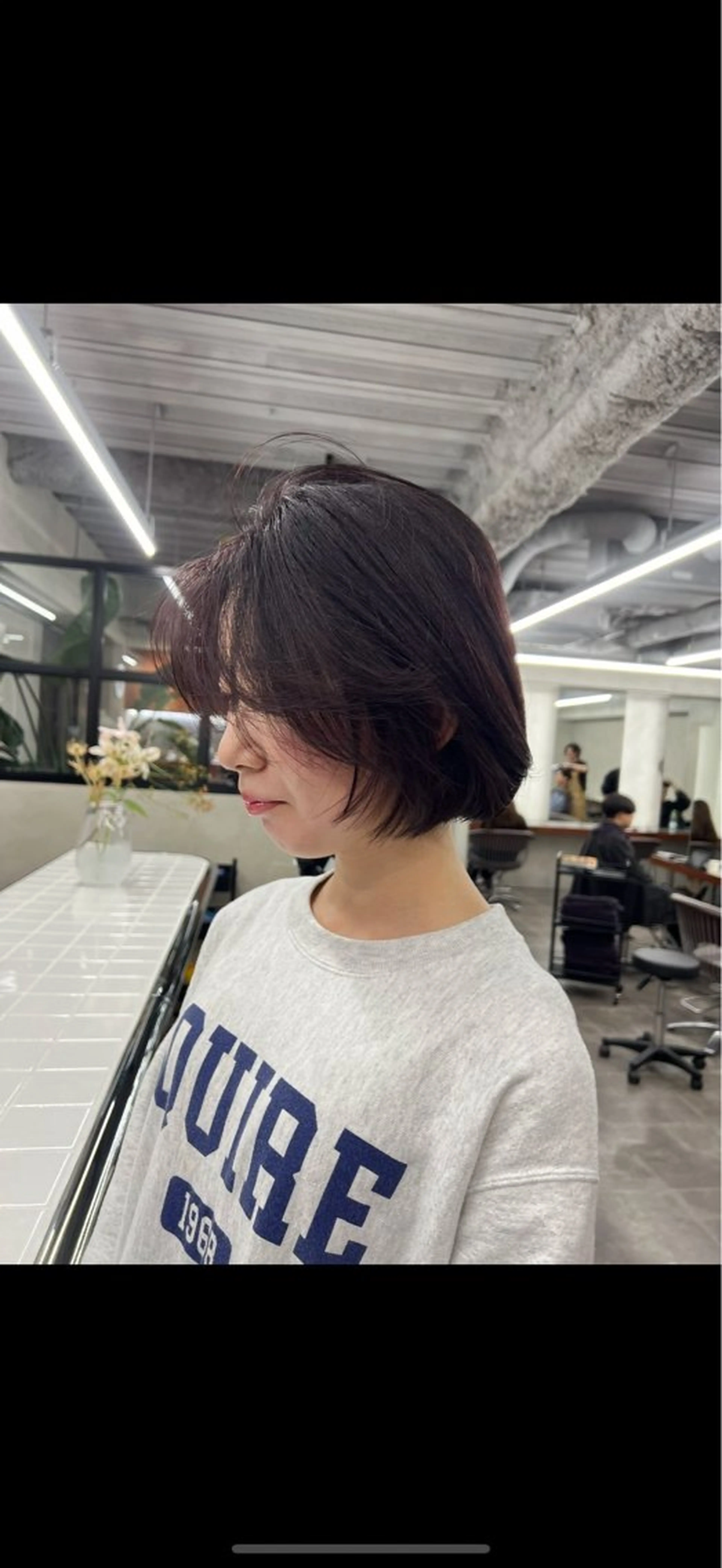 カラー スパイキーショート/ センターパート/奈菜のヘアスタイル