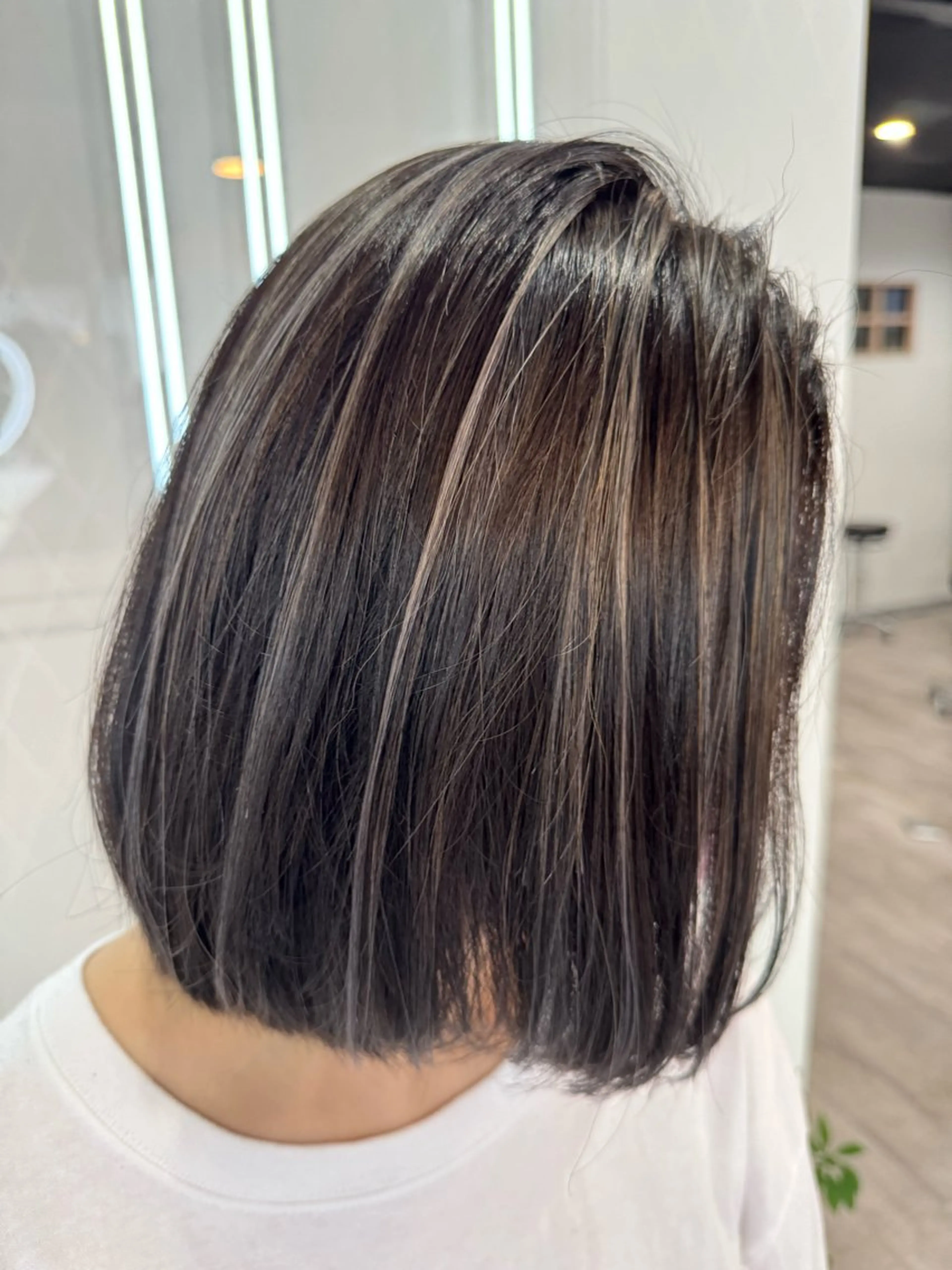 ミディアム カラー カット ヘアカラー トリートメント ハイライト/髪質改善 ans/黒木 和大のヘアスタイル