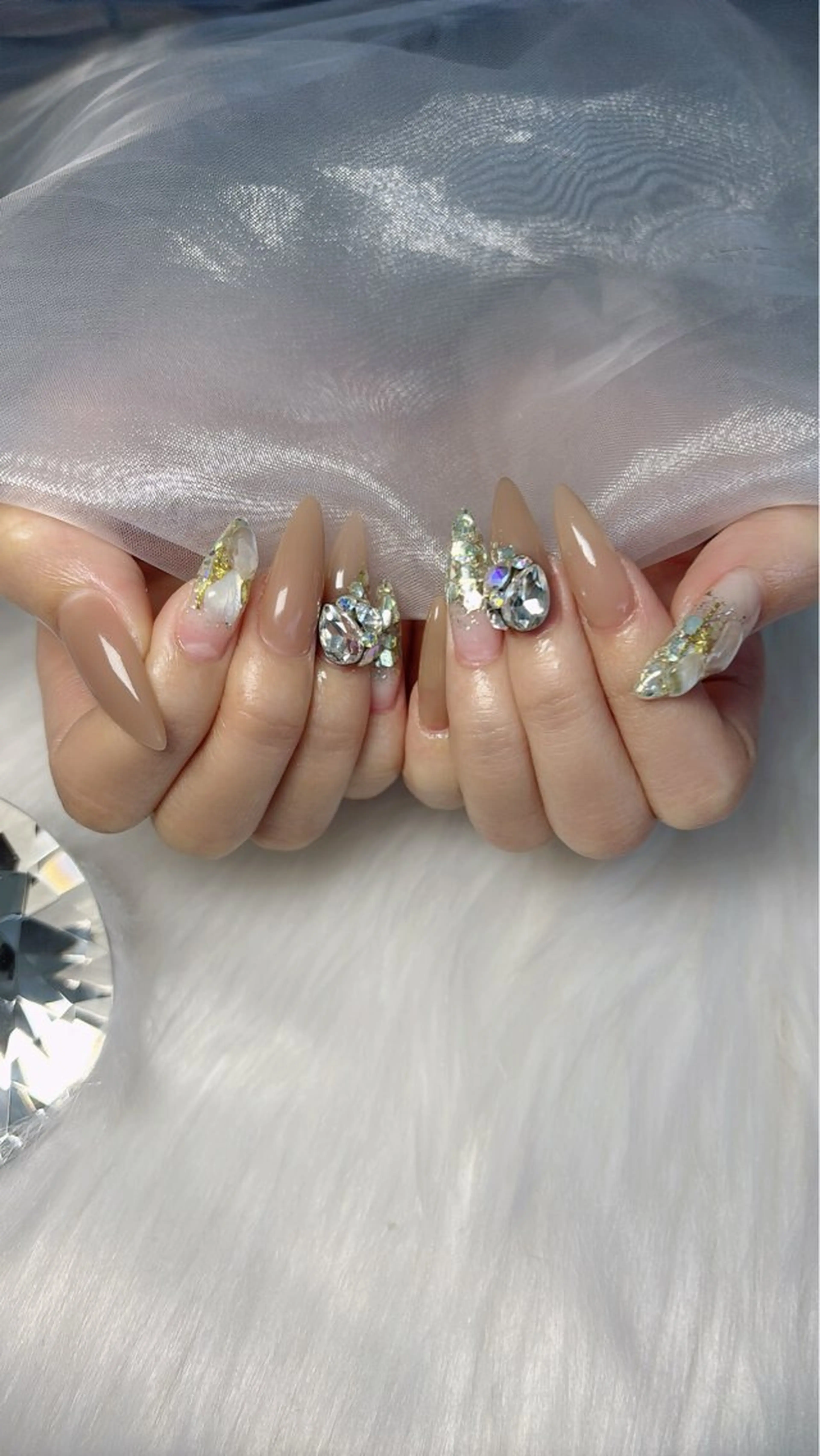 ネイル ロングネイル ハンドネイル salon de belnetta所属・kayo 💅のネイルデザイン