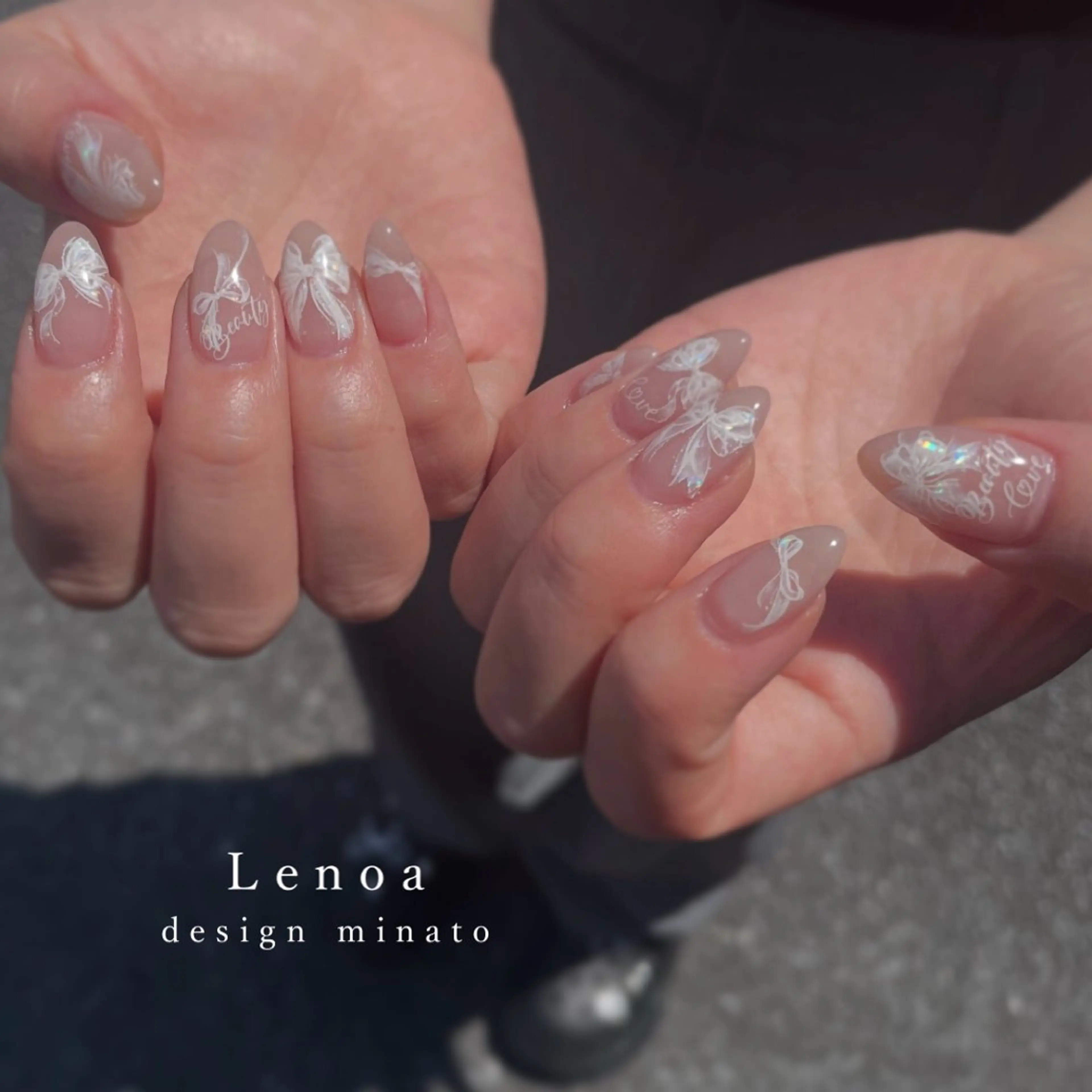 ネイル 持ち込み ハンドネイル Lenoa minatoのネイルデザイン