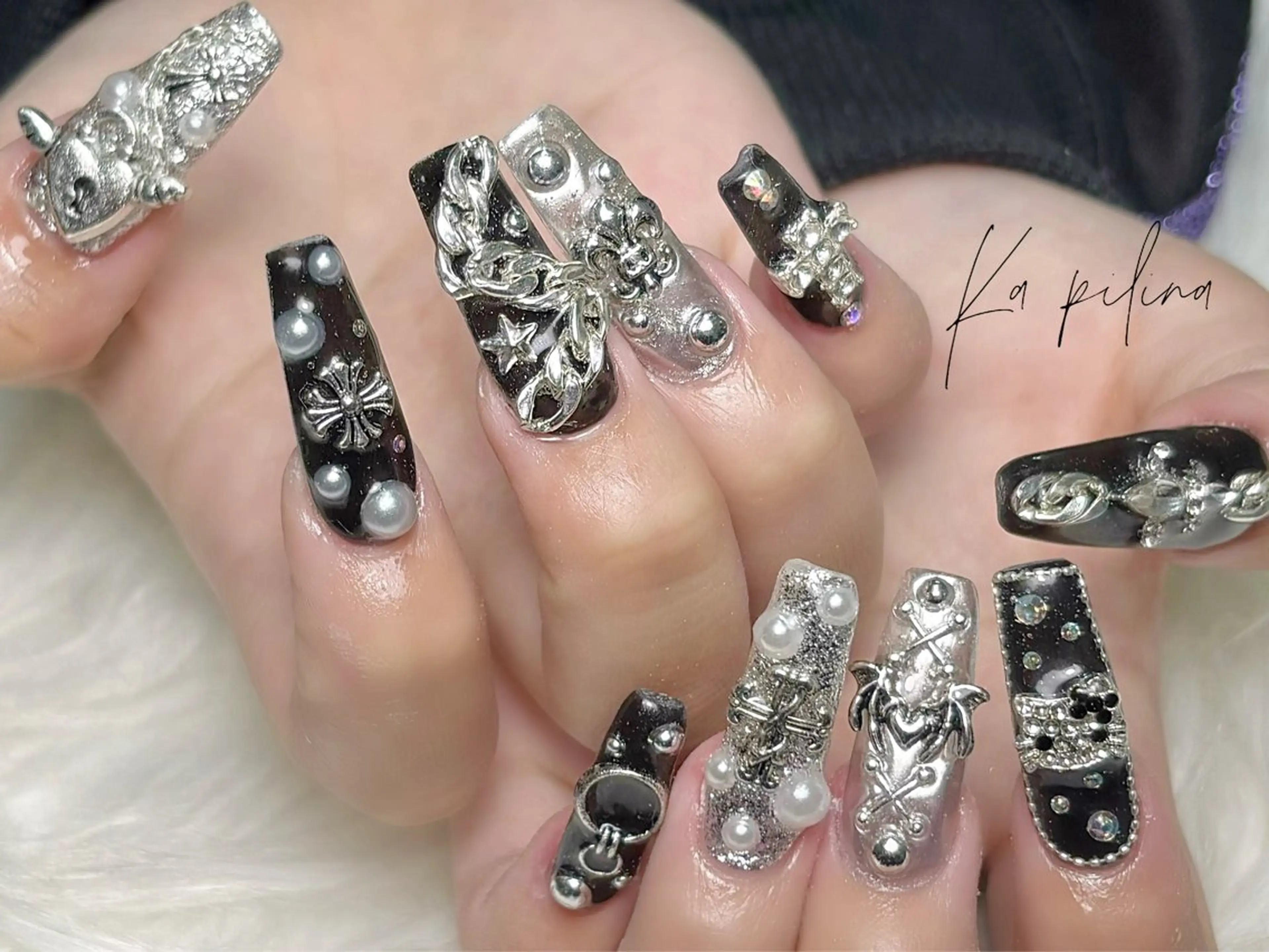 【💠持ち込みアート10本💠ギラギラ・ゴテゴテ希望の方👩🏼🦱✨】の写真