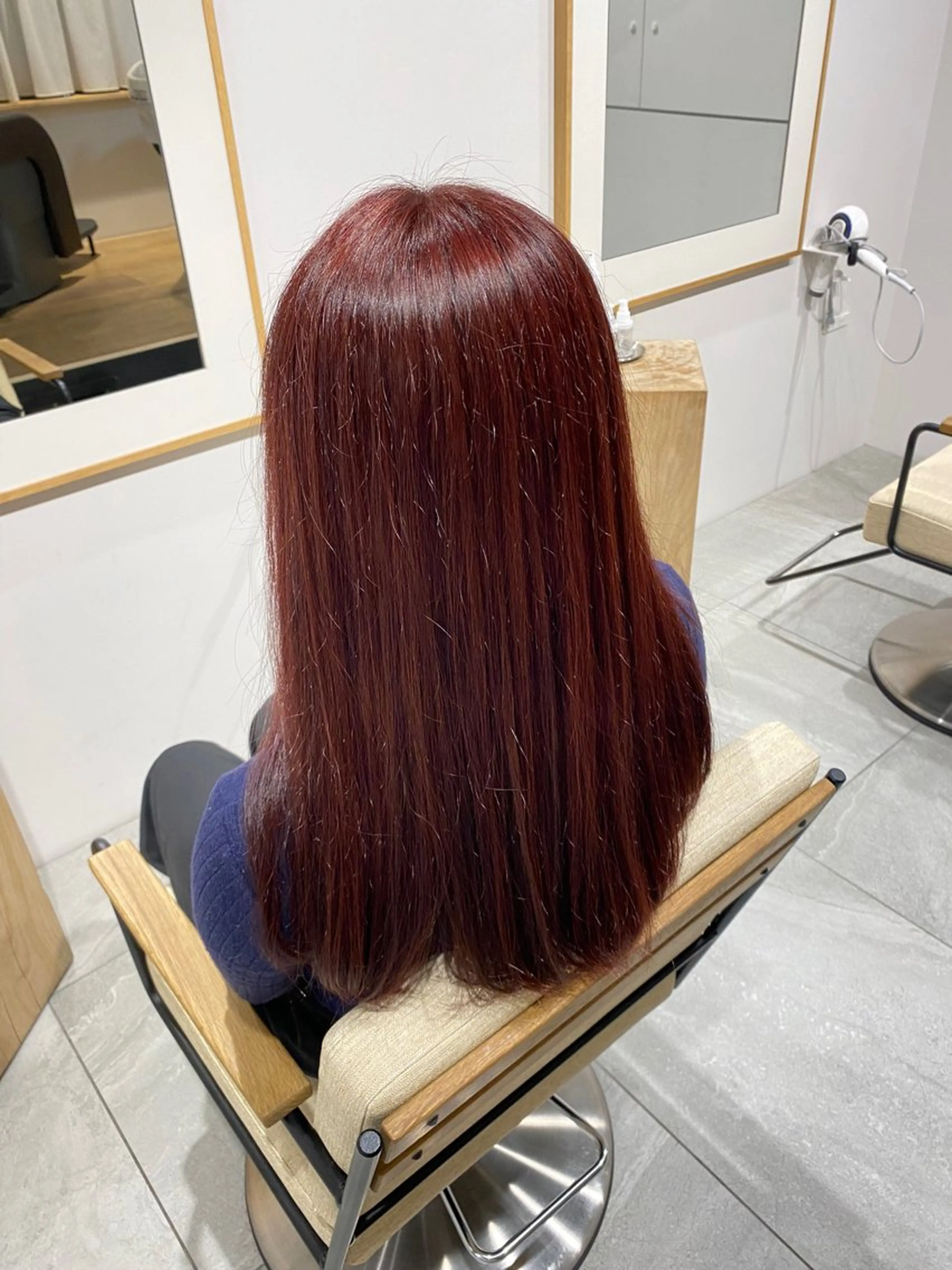 セミロング ショート/ボブ/顔周 りレイヤー/RINAのヘアスタイル