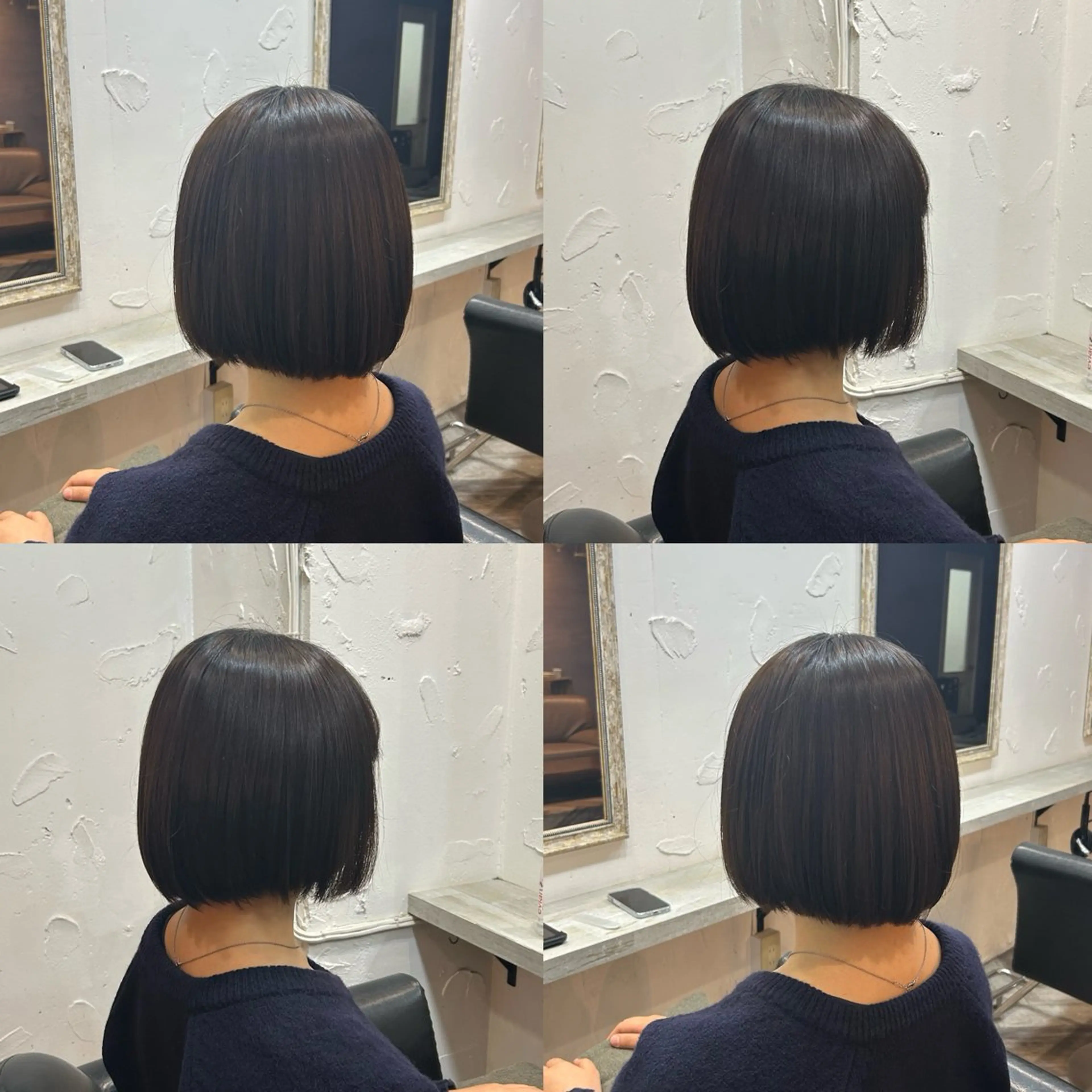 ショート ボブ HONAMI ．のヘアスタイル