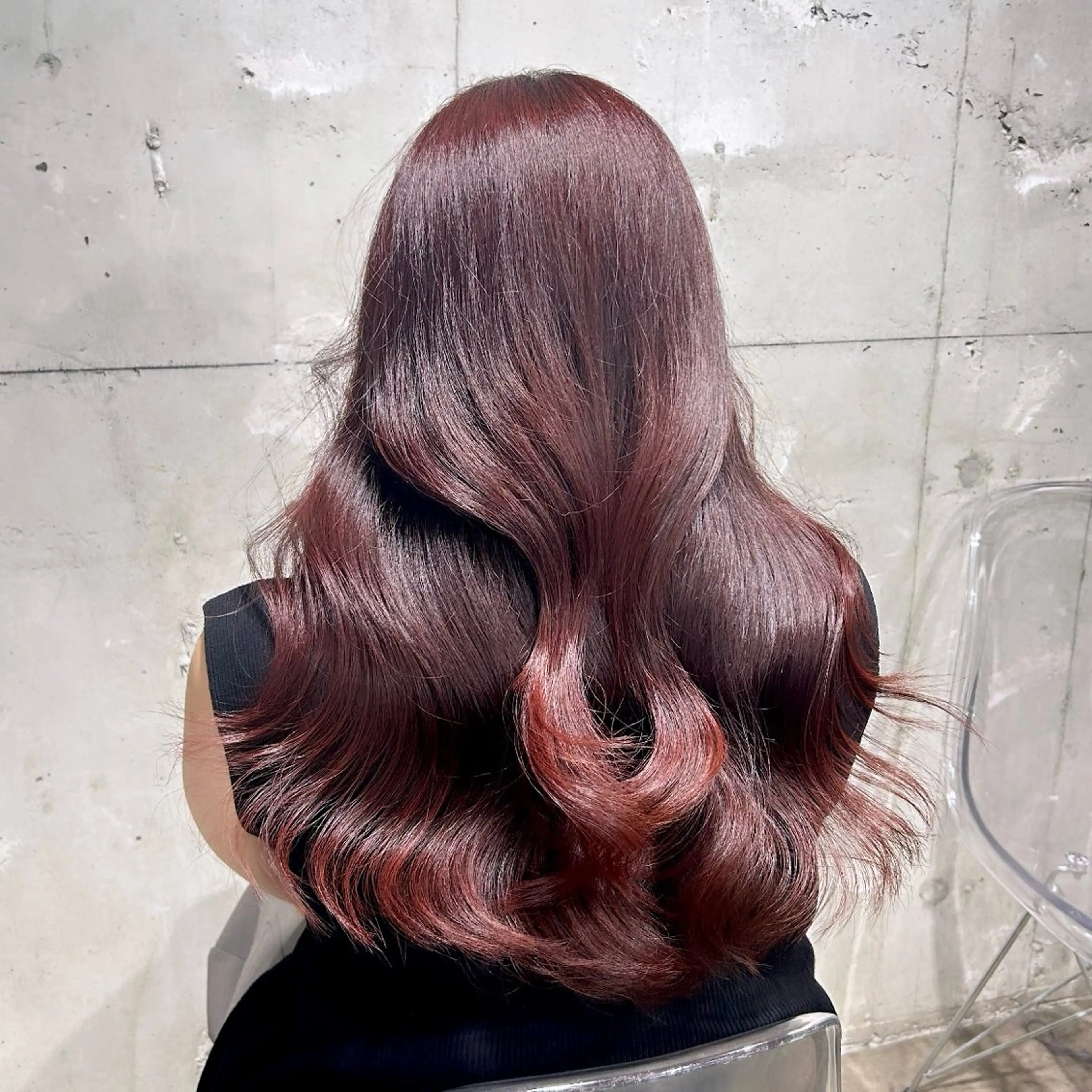 ロング IS所属・横浜美容室/透明感 カラー/レイヤーのヘアスタイル