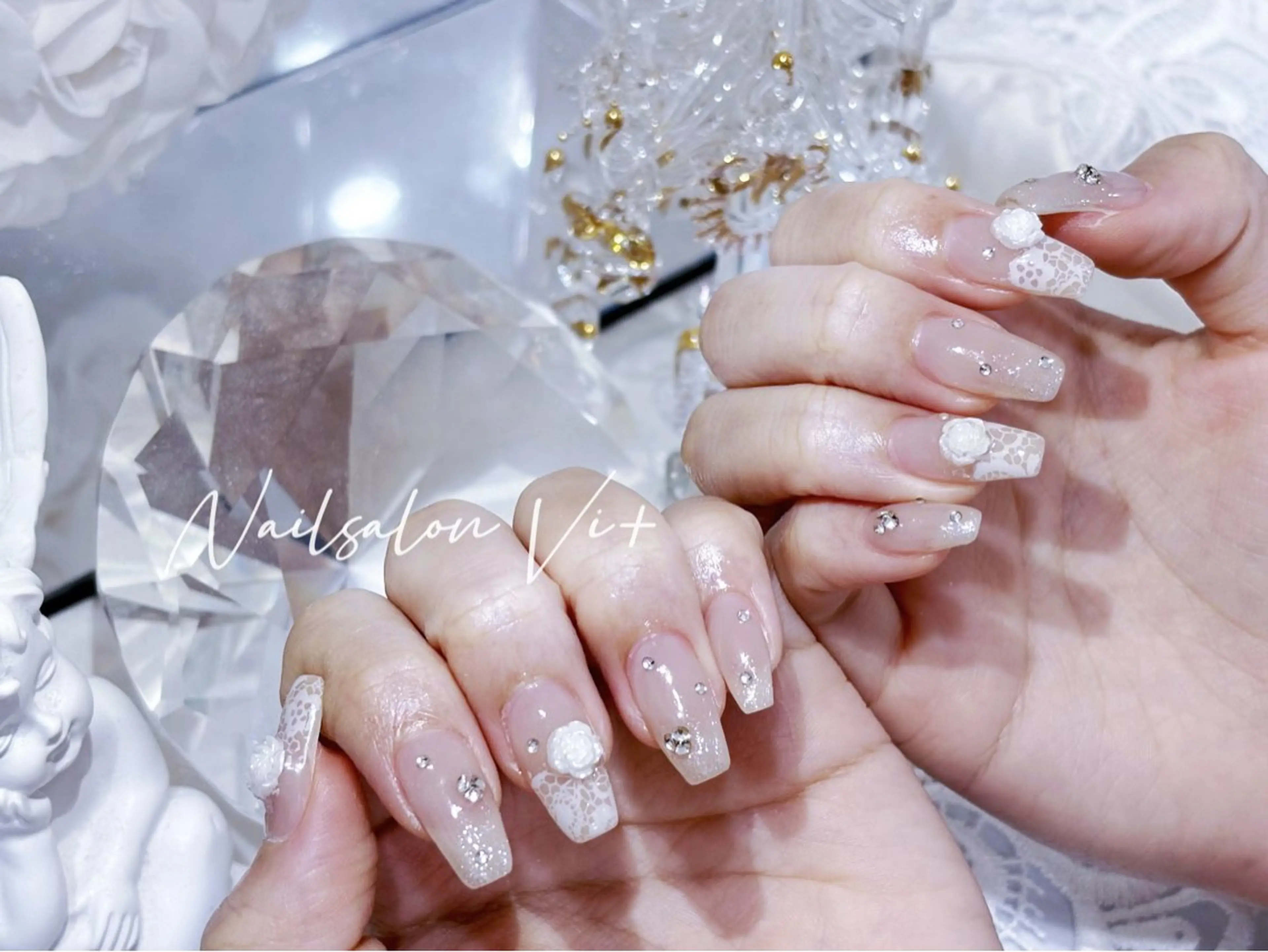 ネイル ハンドネイル Nailsalon Vi+ももか🩷のネイルデザイン