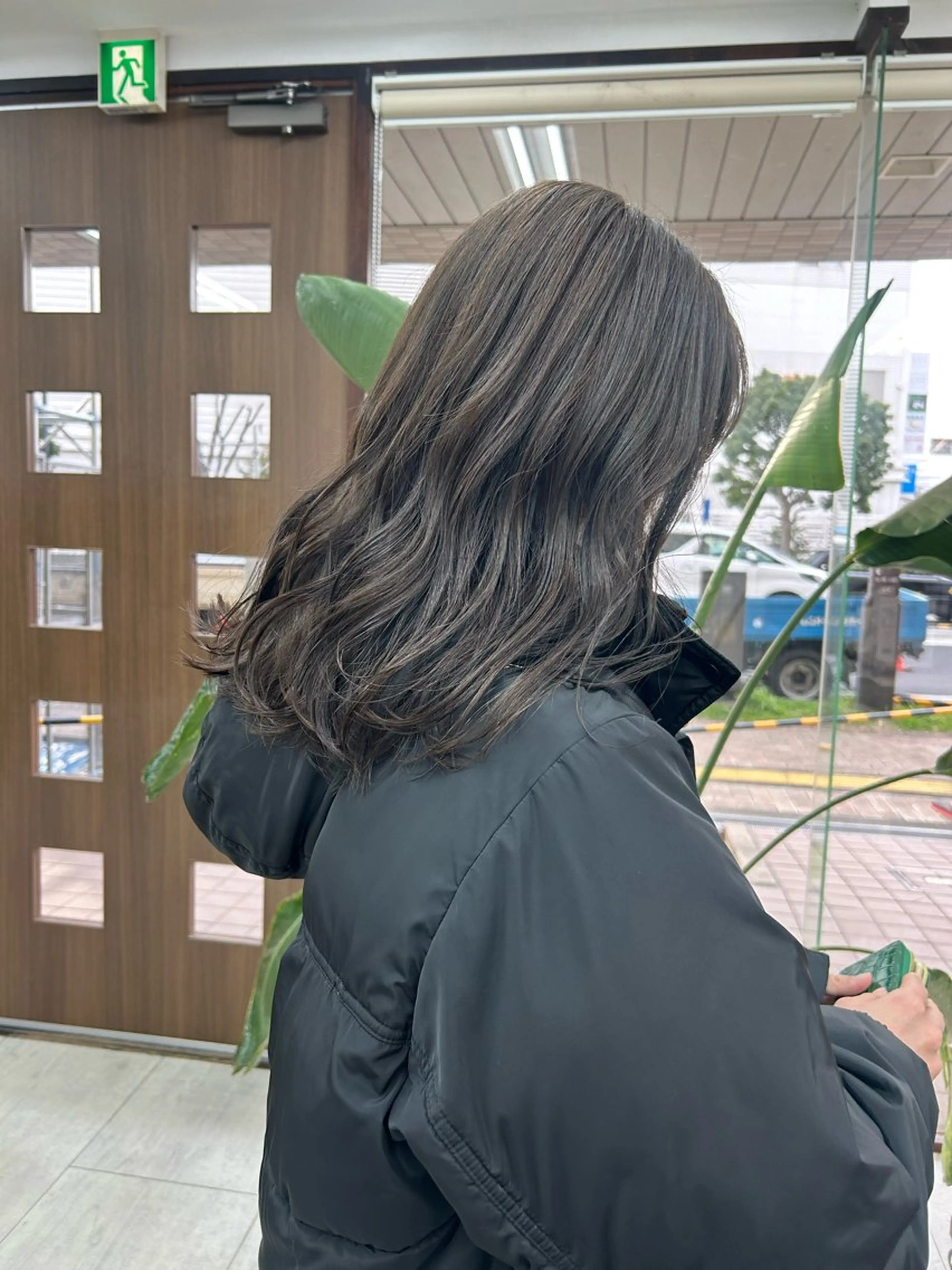 ミディアム ダブルカラー/韓国 ヘア/さわのあかねのヘアスタイル