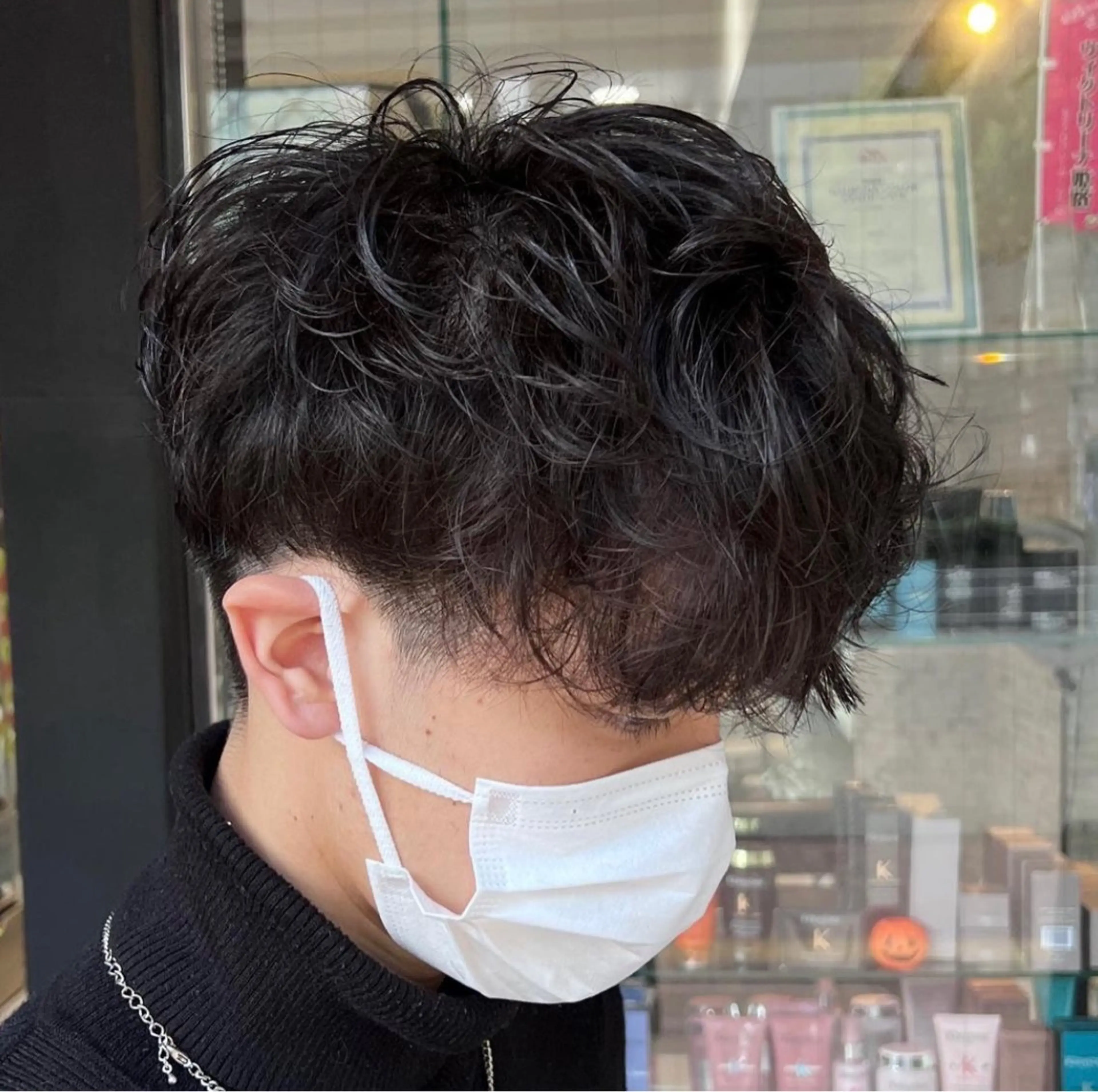 パーマ メンズ NYNY姫路本店 メンズパーマ藤川時也のヘアスタイル