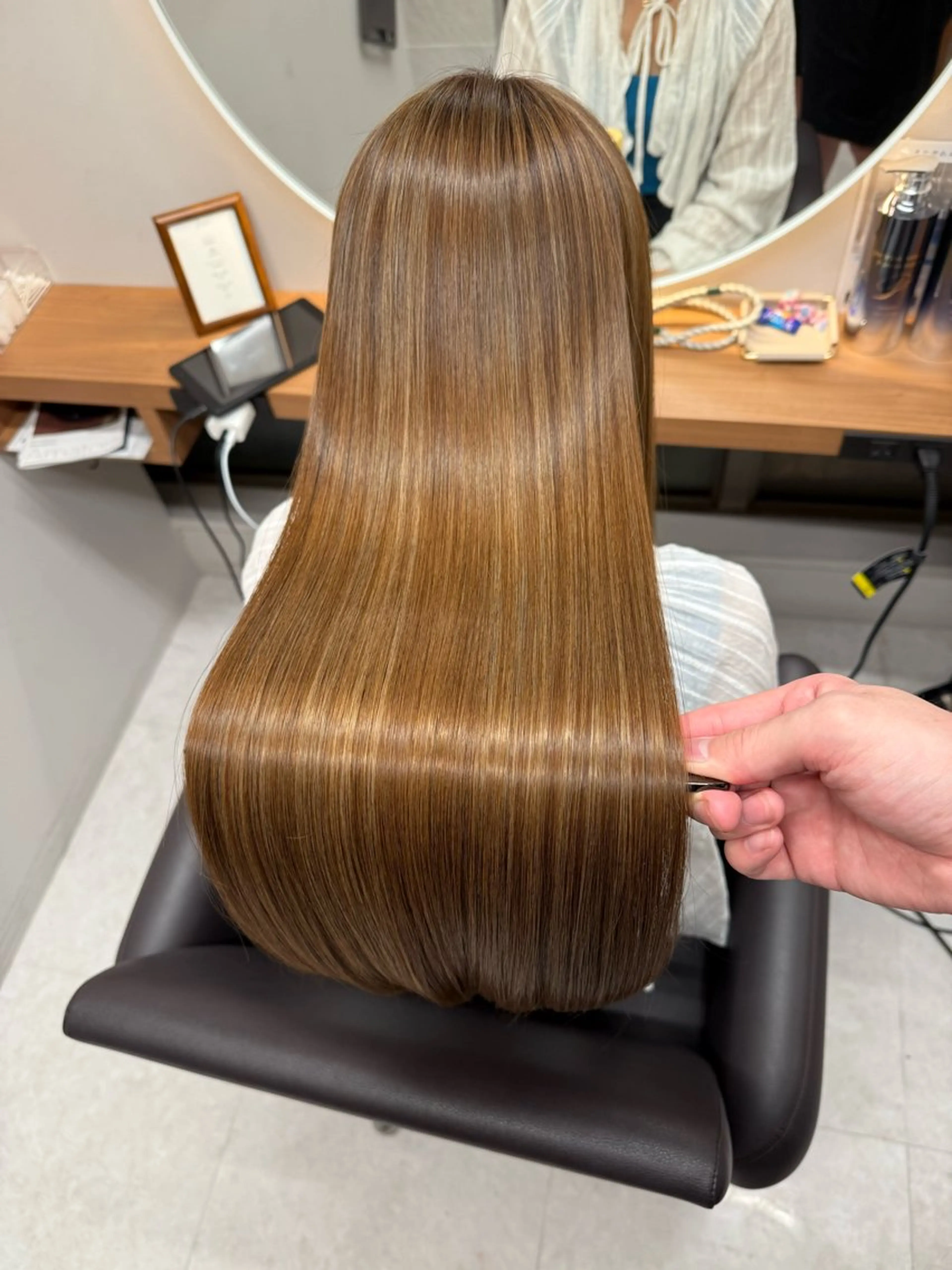 ロング 髪質改善 トリートメント ヘアカラー トリートメント 「似合わせ/髪質改善 《ワタル》」のヘアスタイル