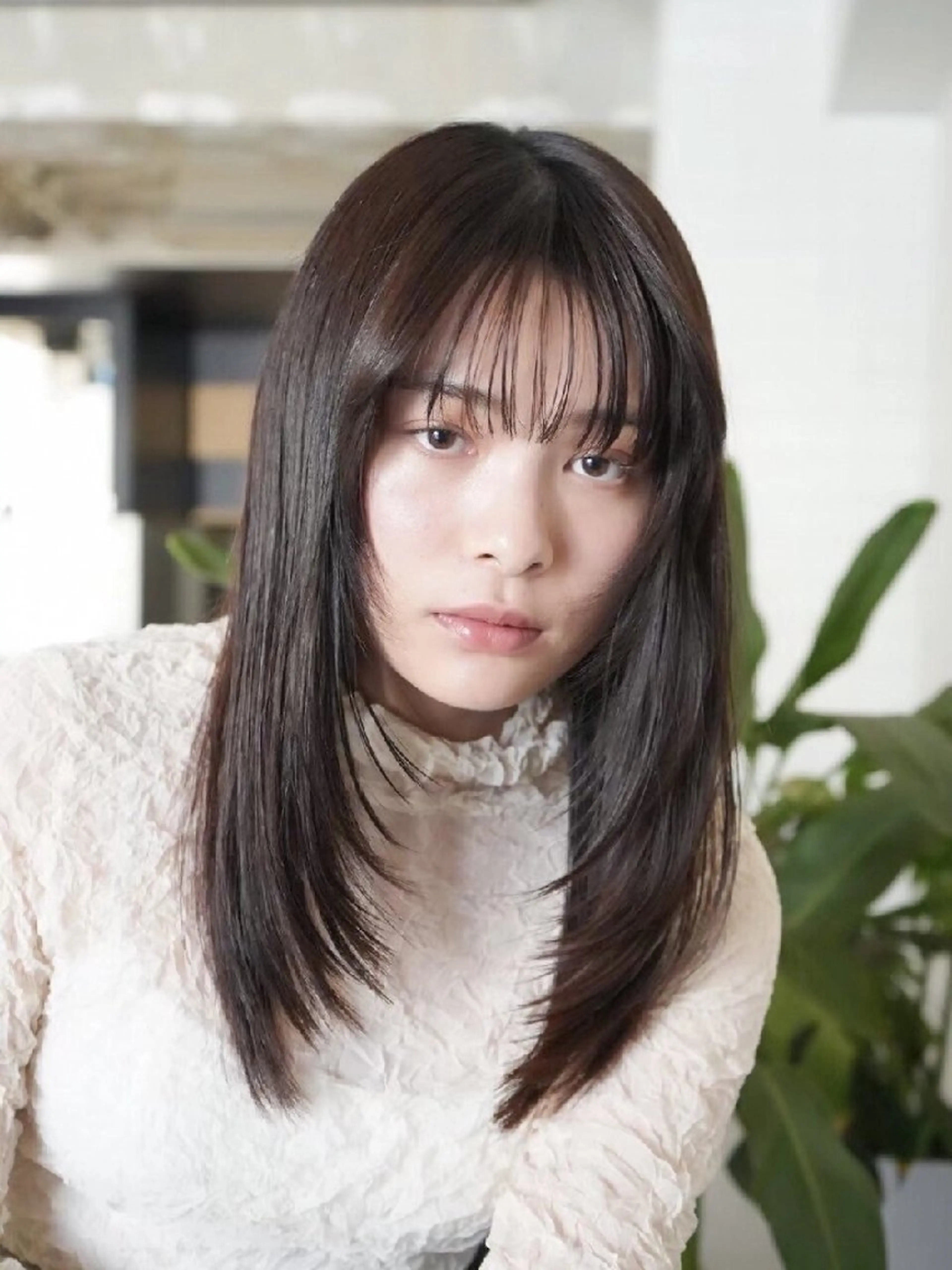 セミロング カット/レイヤー /名古屋/ioriのヘアスタイル