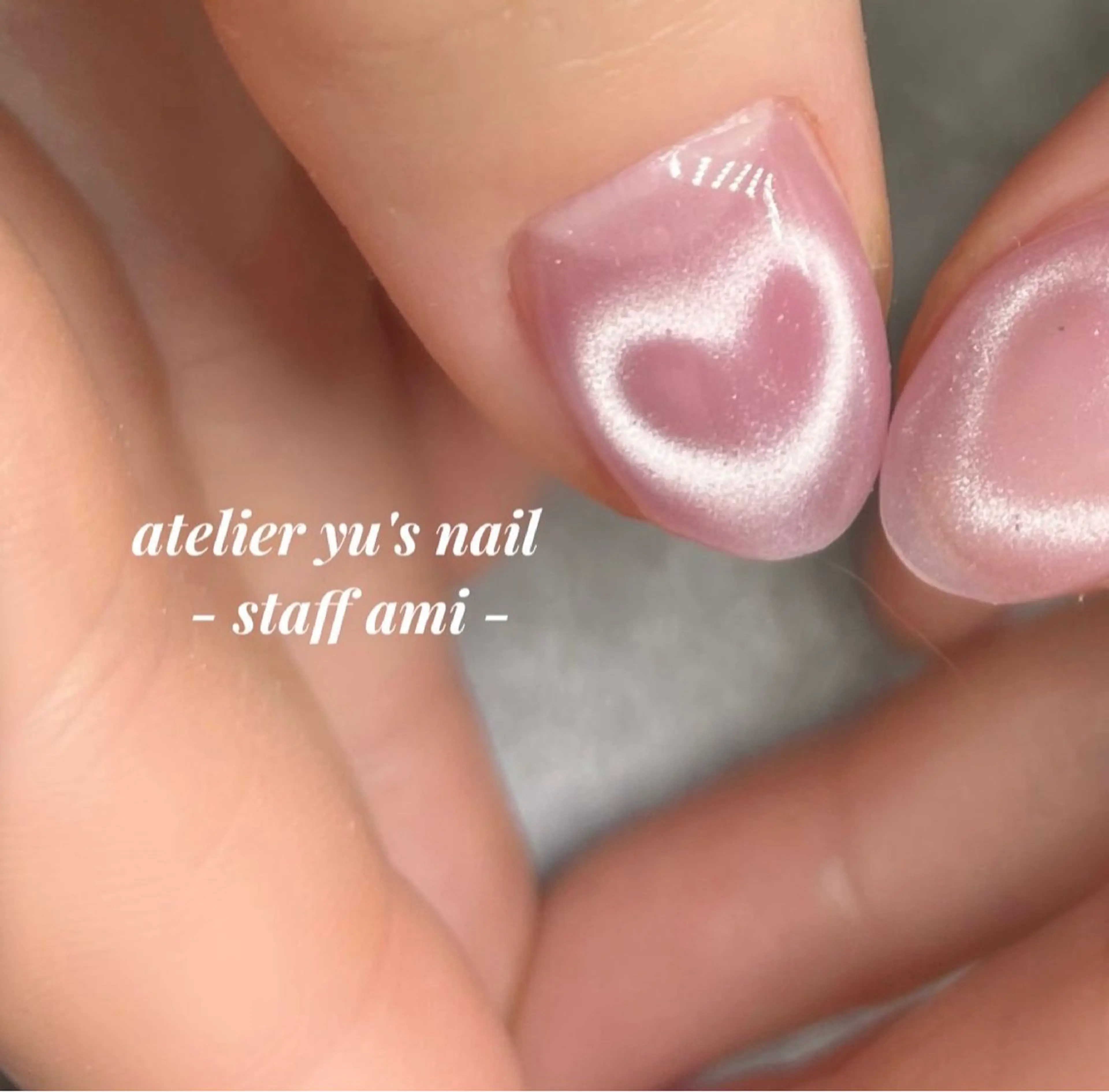 ネイル ハート atelier yu's nail所属・atelier yu's nailのネイルデザイン