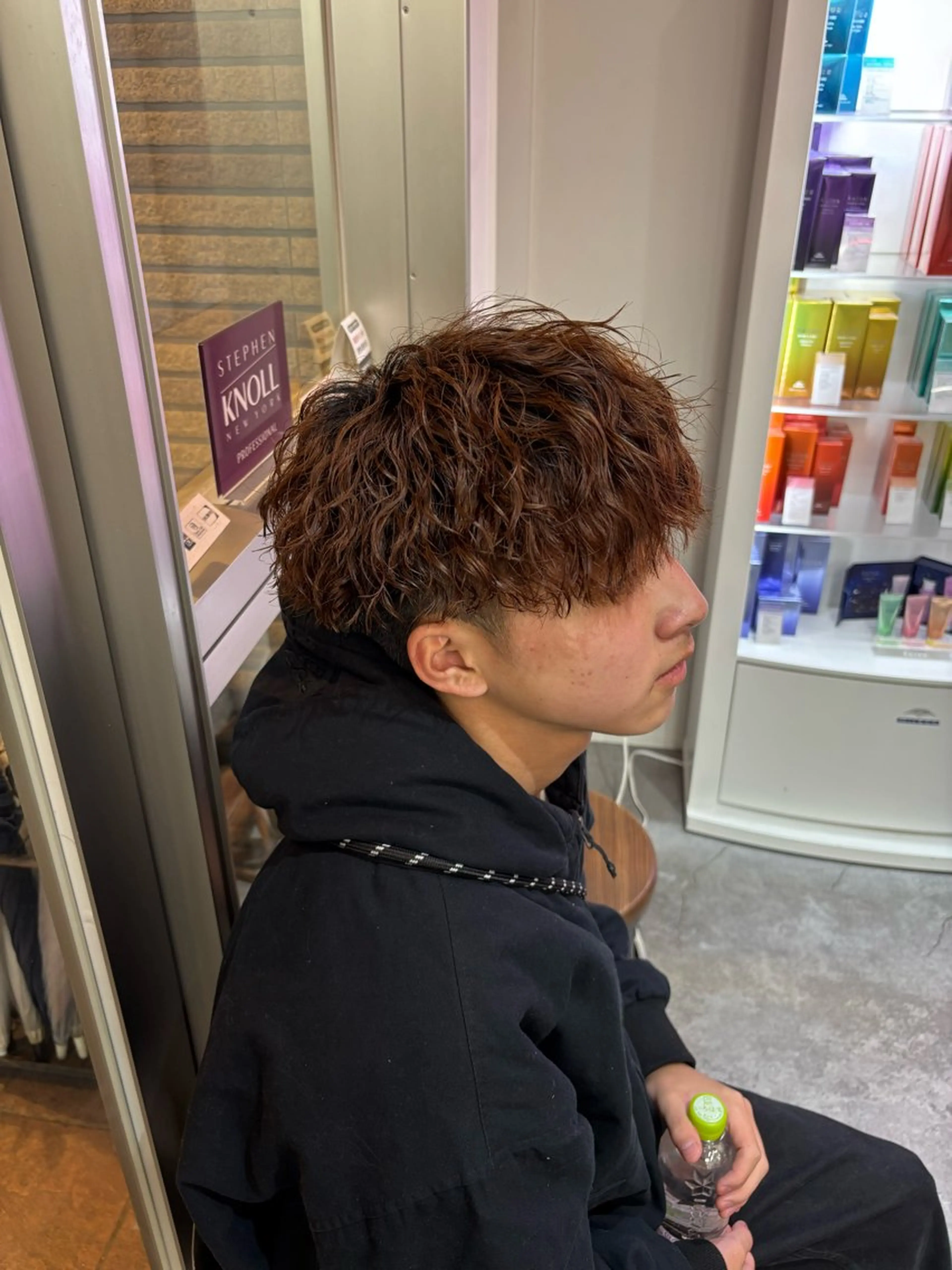 パーマ メンズ カット パーマ 美容研究所 🇰🇷yutoのヘアスタイル