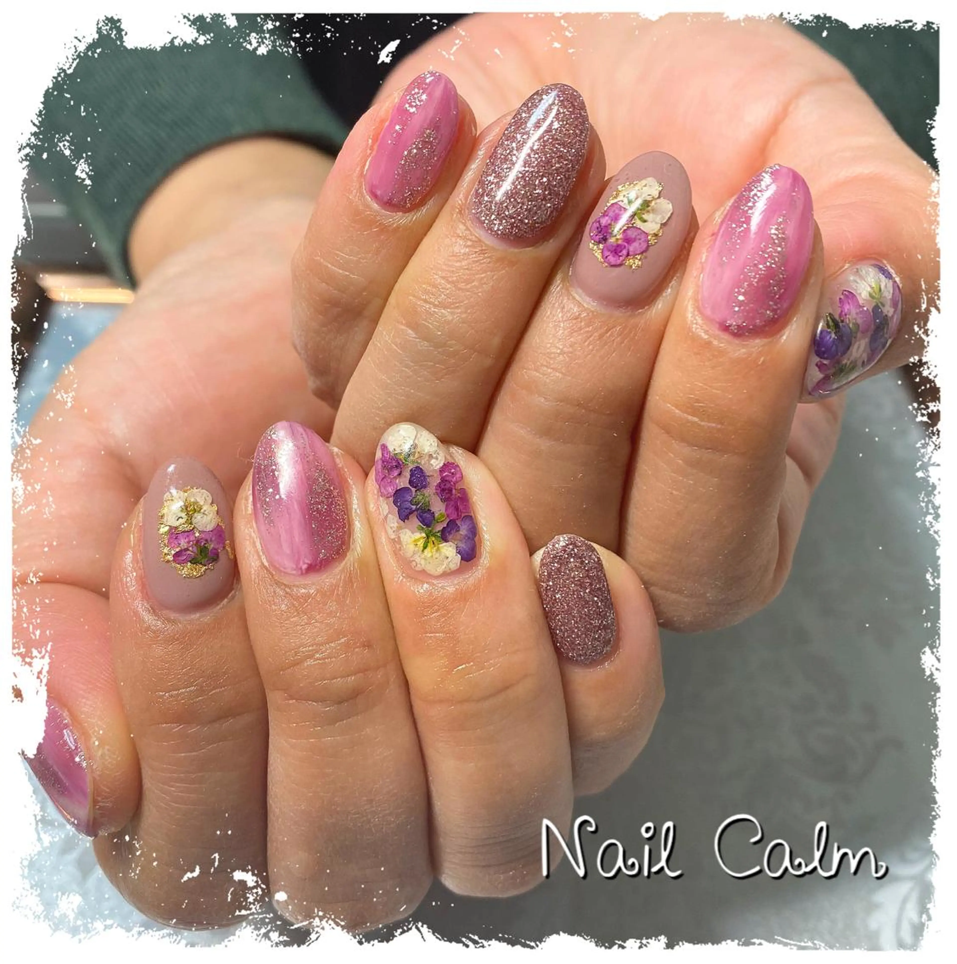 ネイル アートネイル ハンドネイル Nail Calm所属・プライベートサロン Calmのネイルデザイン