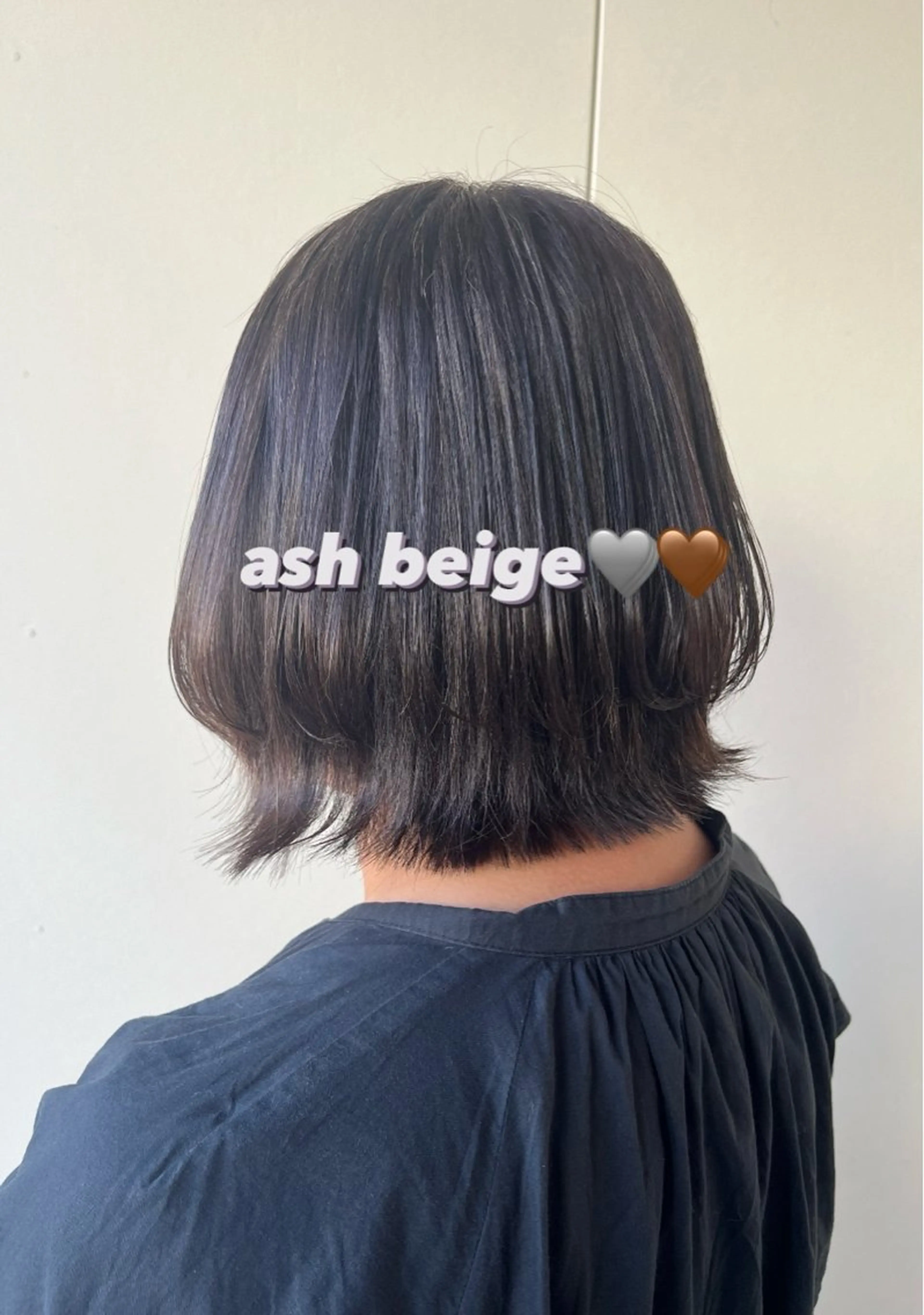 ミディアム アッシュ カシェリタヘア🫧 KOKORO  💞のヘアスタイル