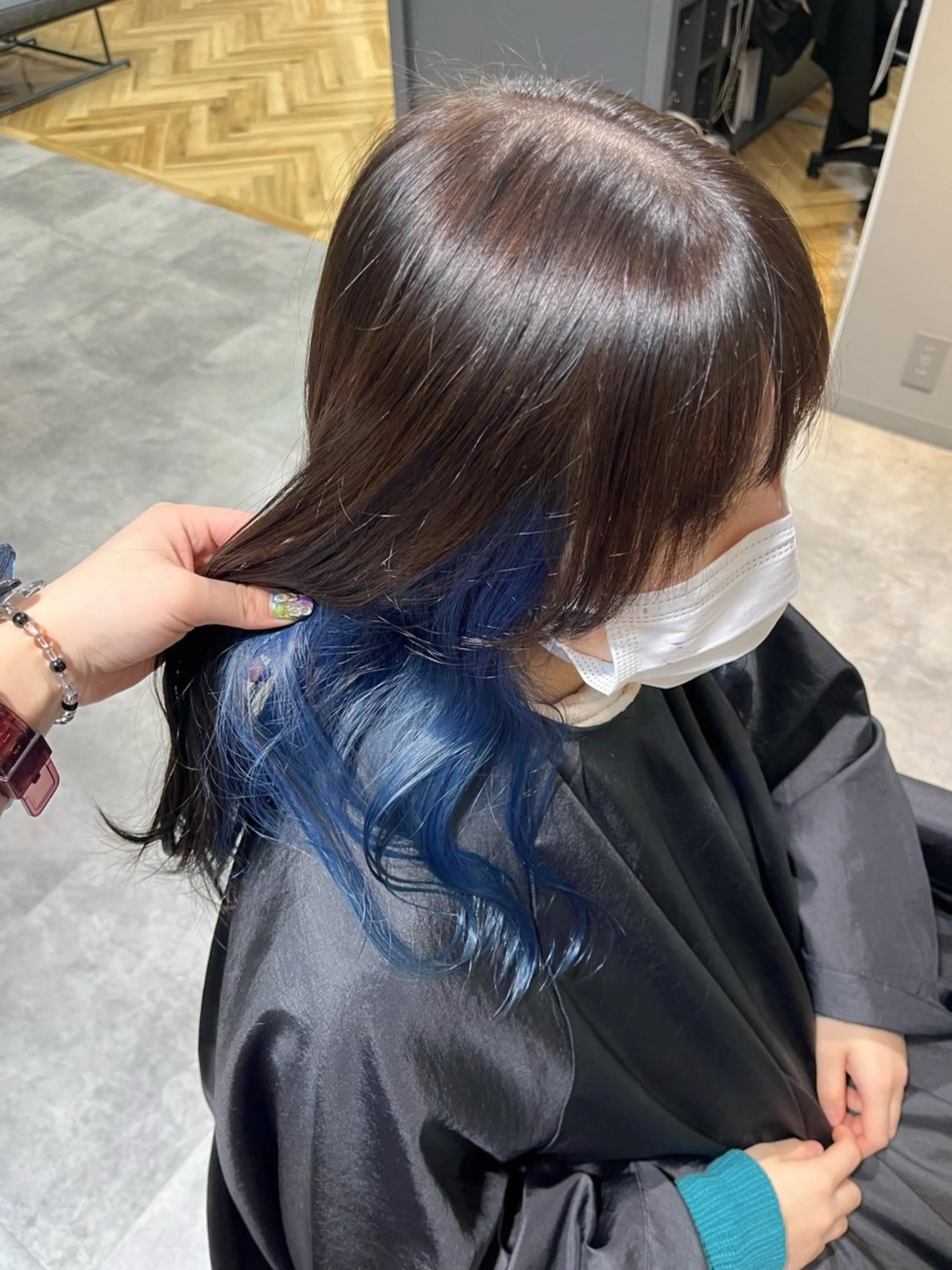 ロング カラー 重里 瑠花のヘアスタイル