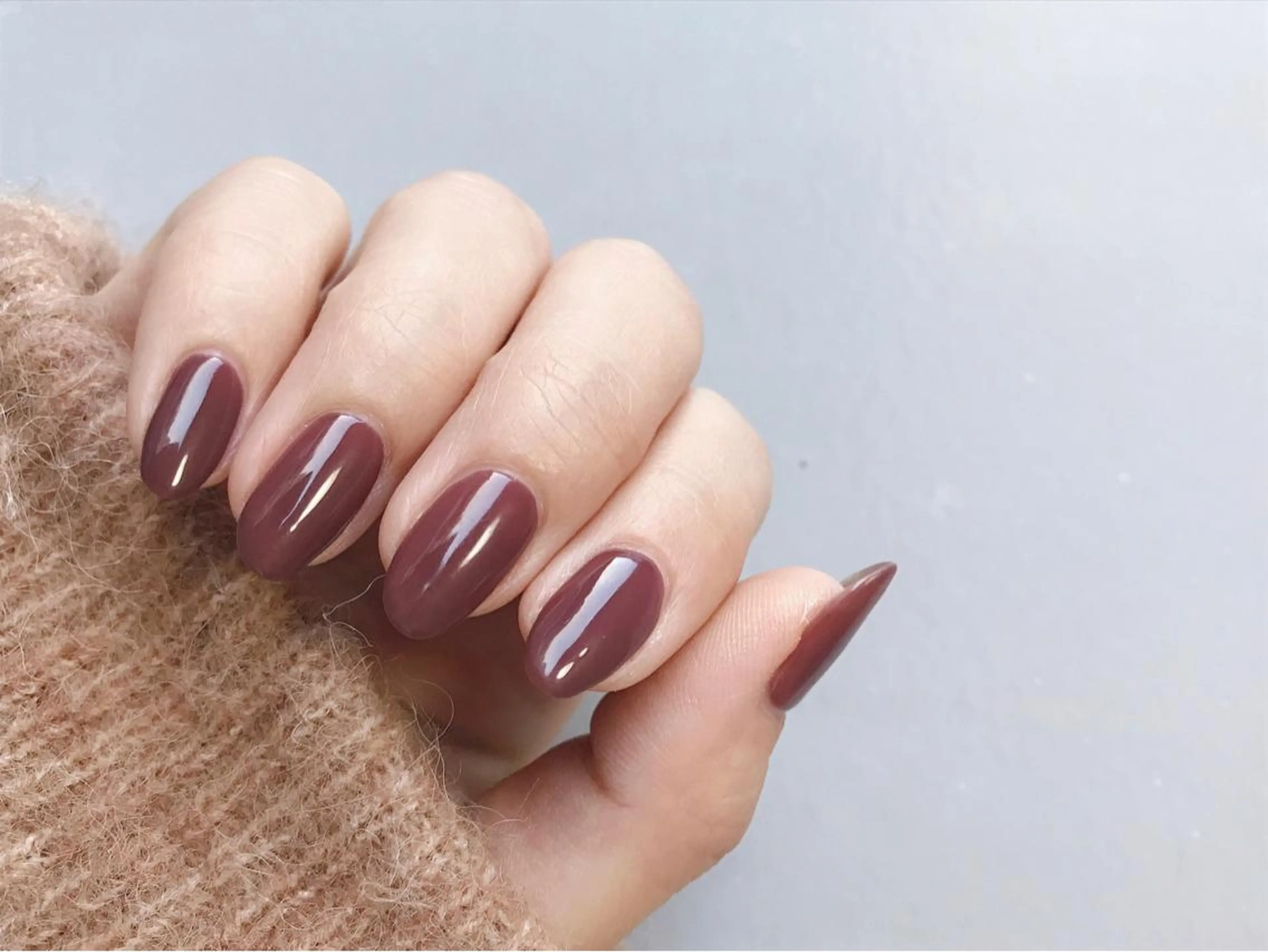 ネイル ワンカラーネイル アプレラプリュイ 恵比寿店のネイルデザイン