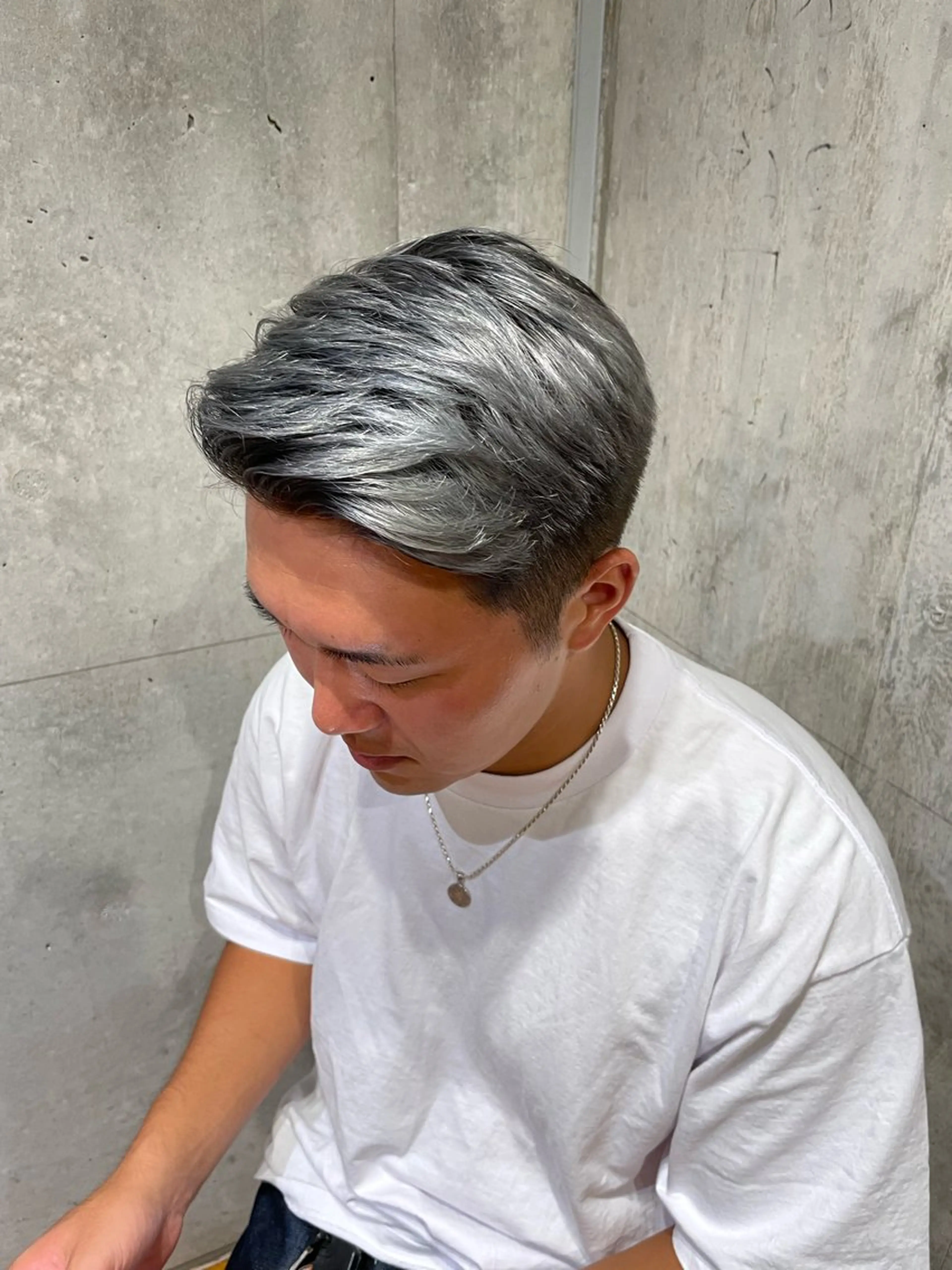 ショート カラー メンズ カット ヘアカラー 🔥メンズ特化🔥 ハイトーン/RUKIのヘアスタイル