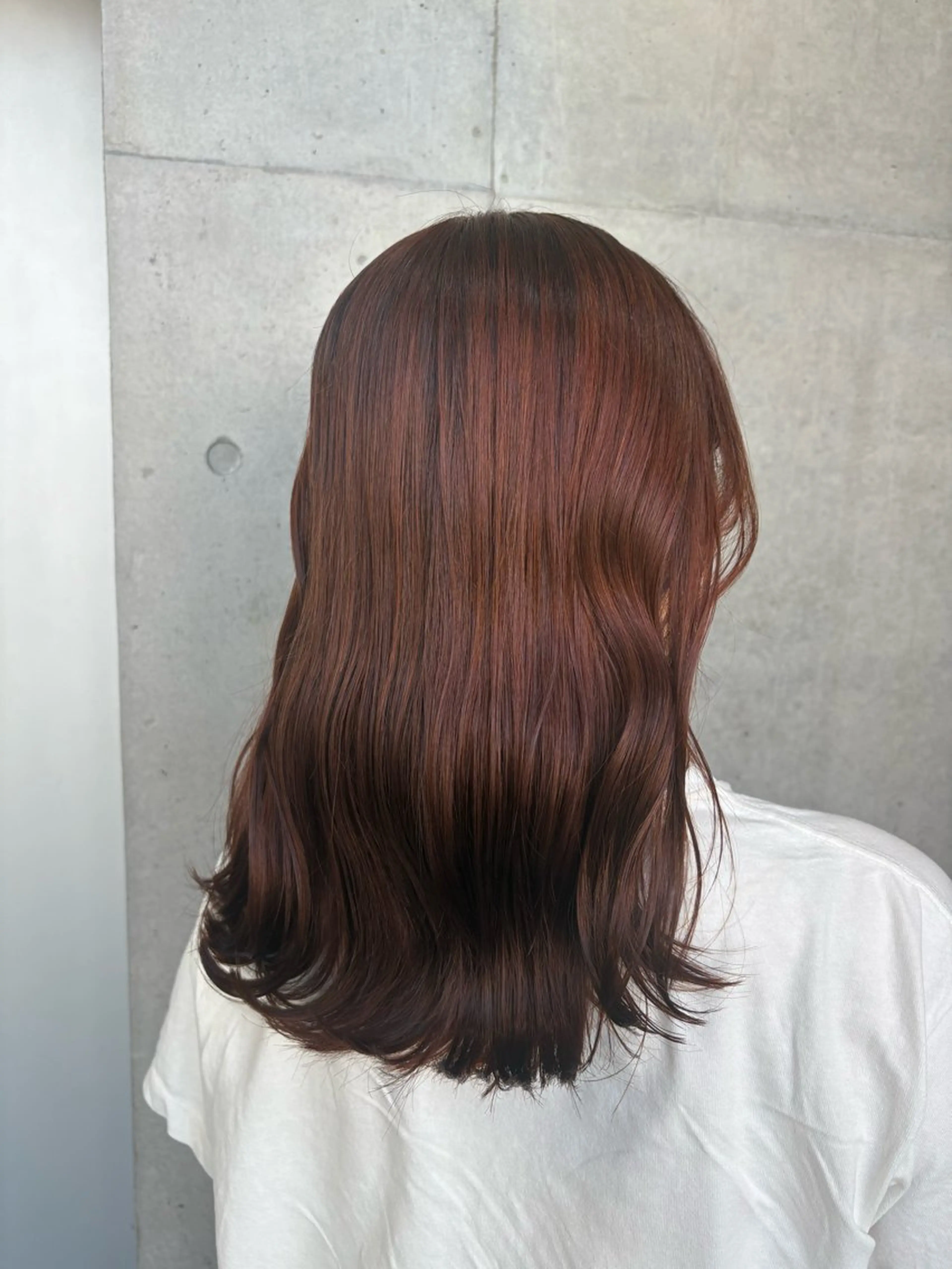 セミロング カラー 🍀︎Reika 🍀のヘアスタイル