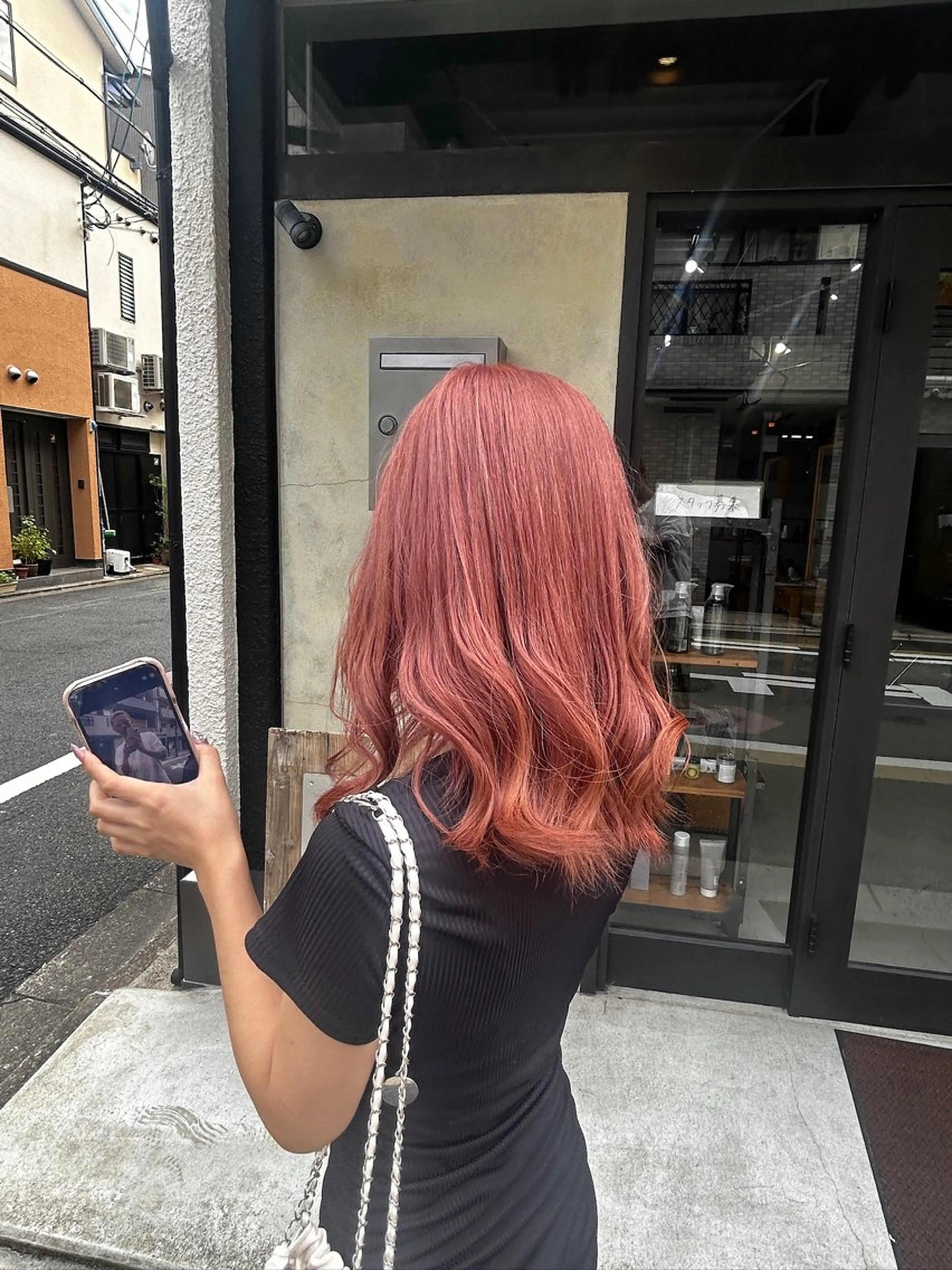 セミロング ヘアカラー トリートメント 京都/カラー/松野 翔のヘアスタイル