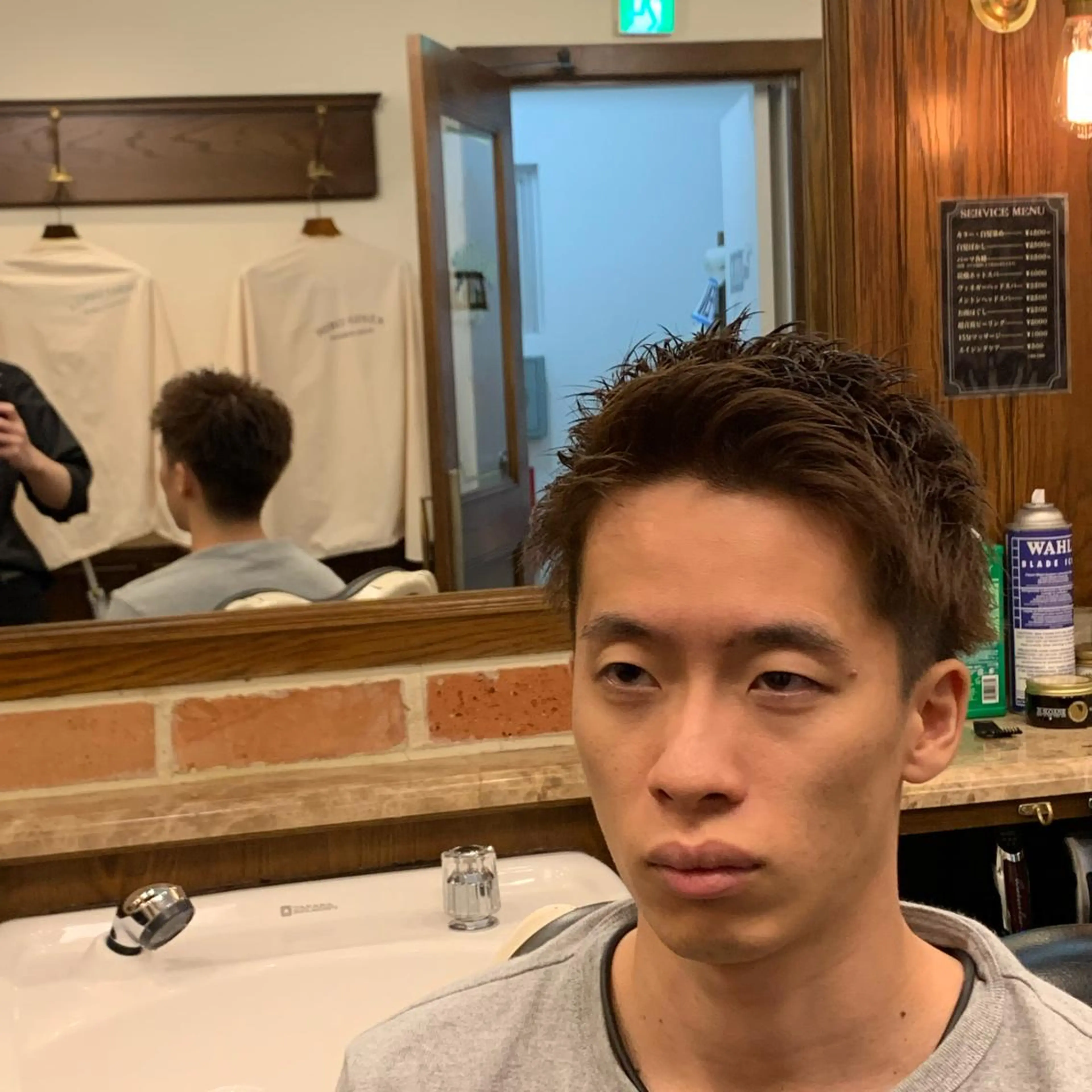 ショート メンズ ヒロ銀座 バーバーショップ神楽坂所属・ひらお あおとのヘアスタイル