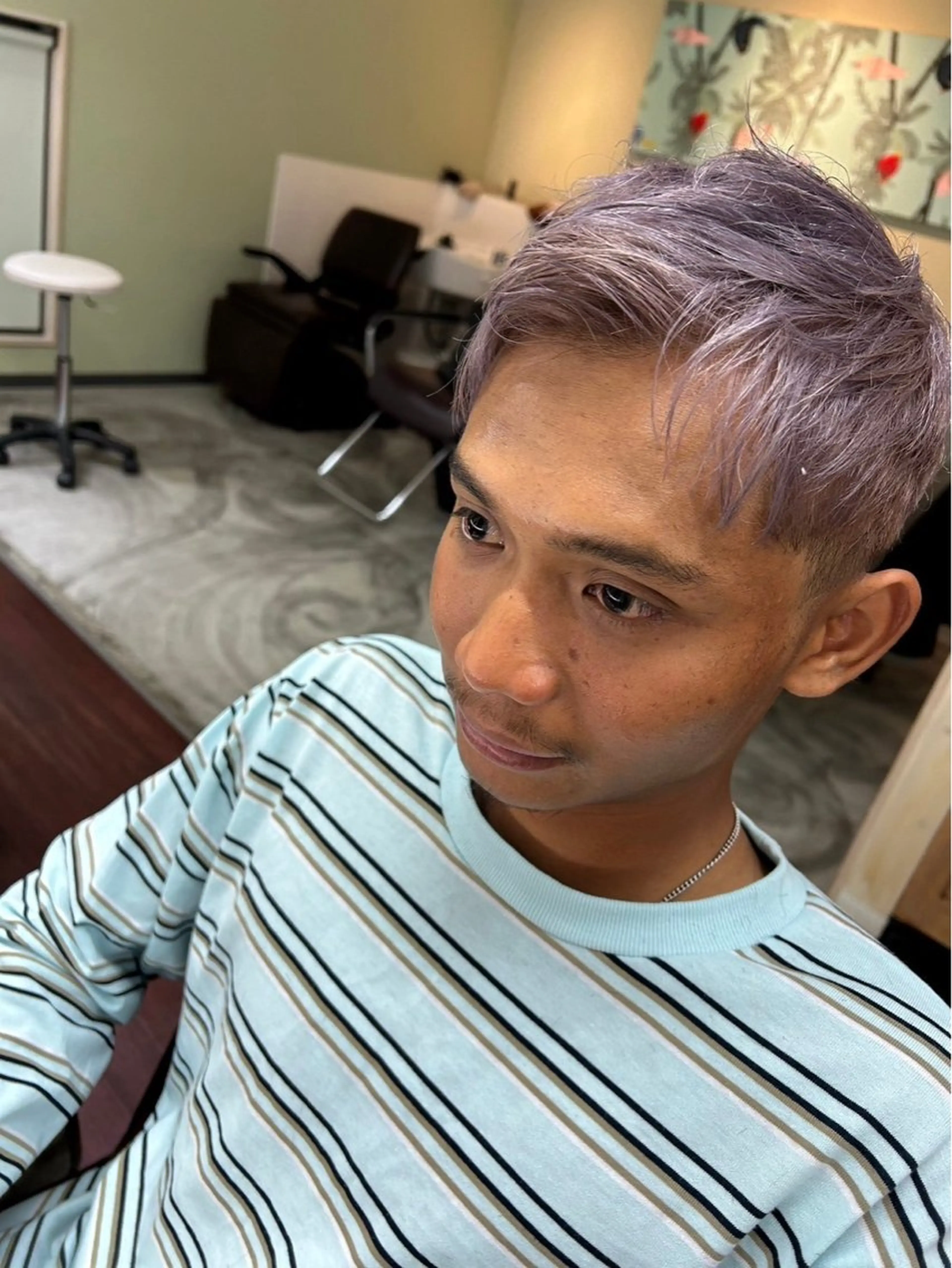 メンズカット＋カラーの写真