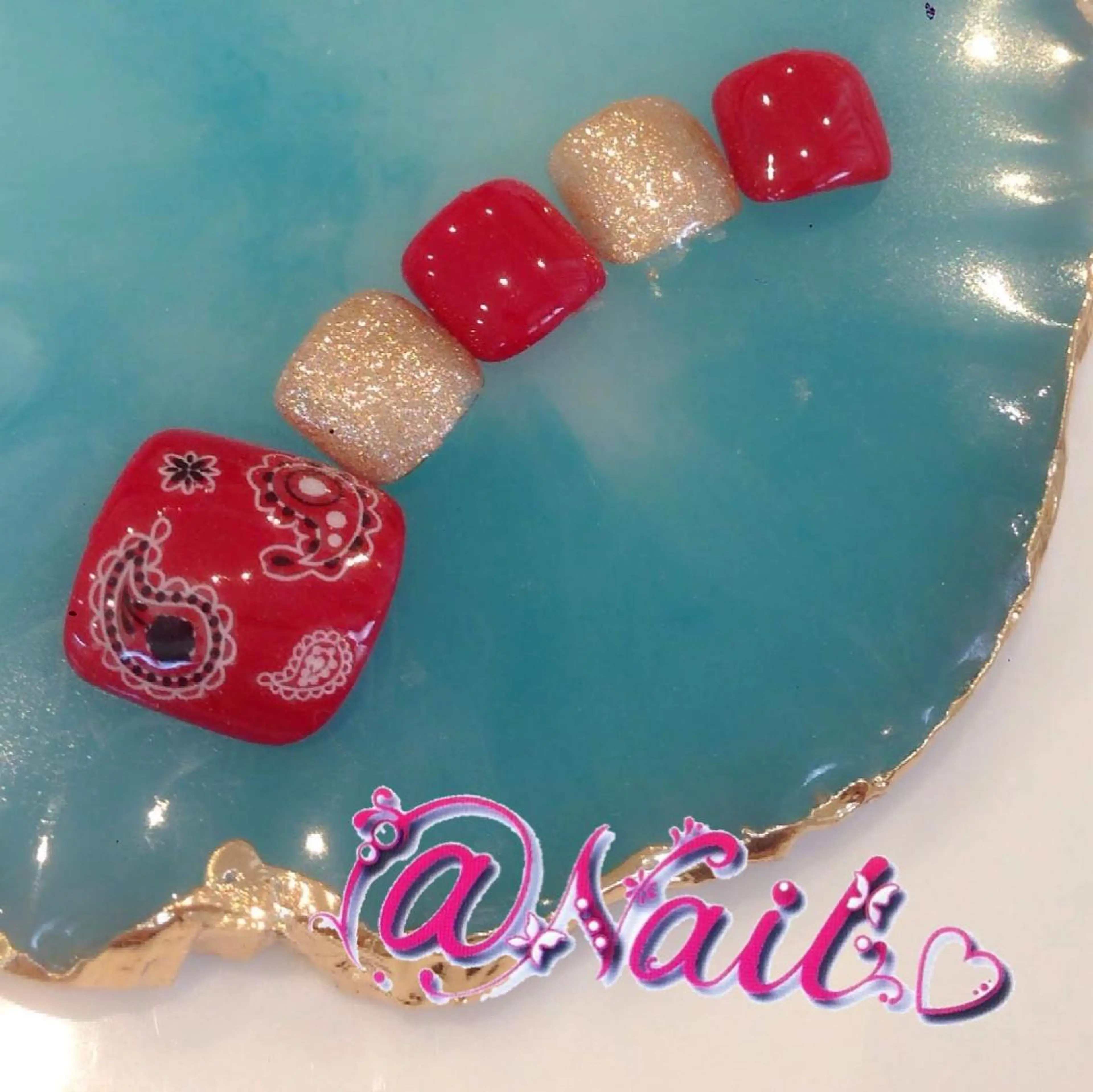 ネイル ネイルチップ 小尾 栞のネイルデザイン