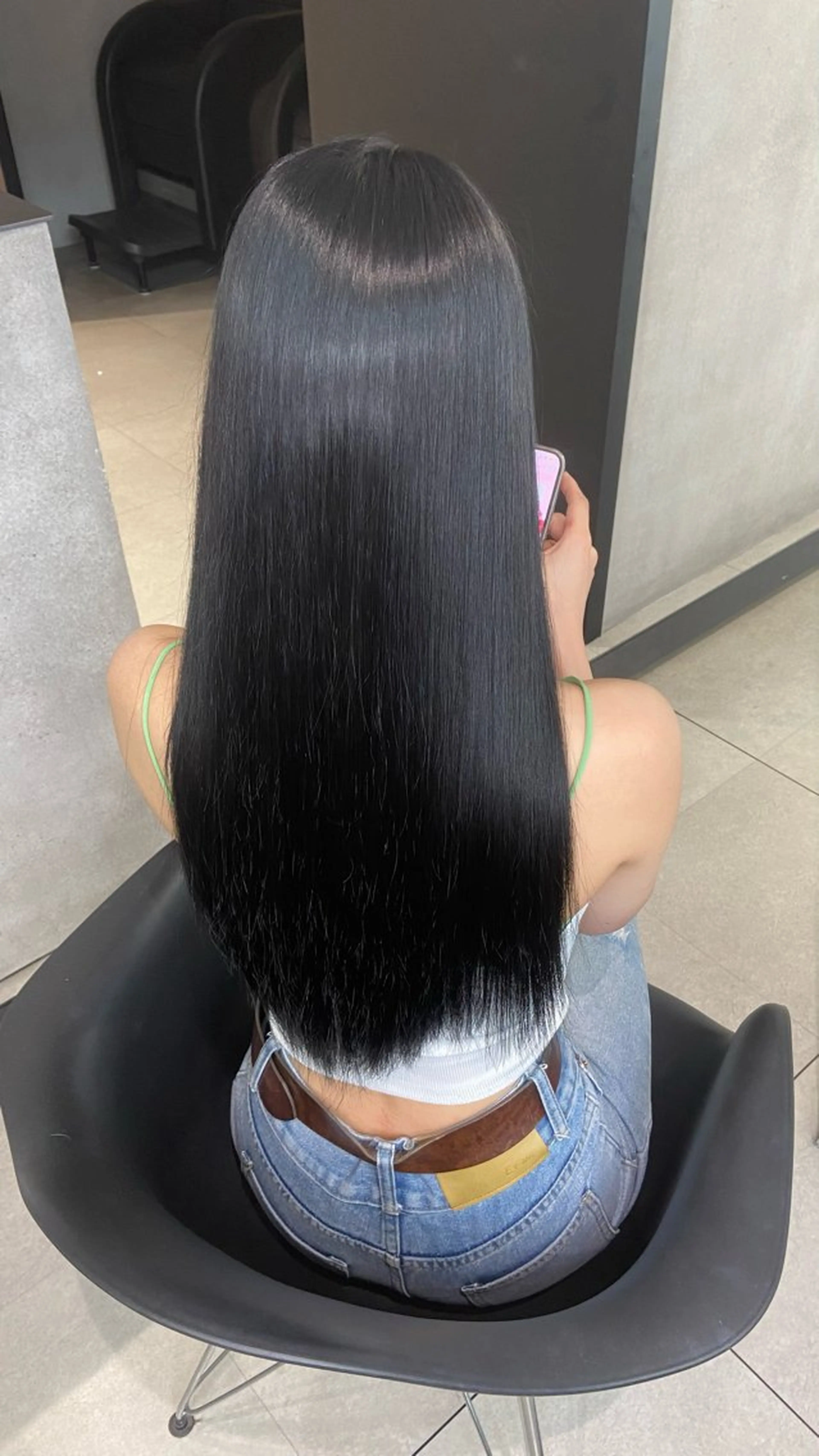 ロング カラー 大阪 梅田/ ハイトーン/エクステのヘアスタイル