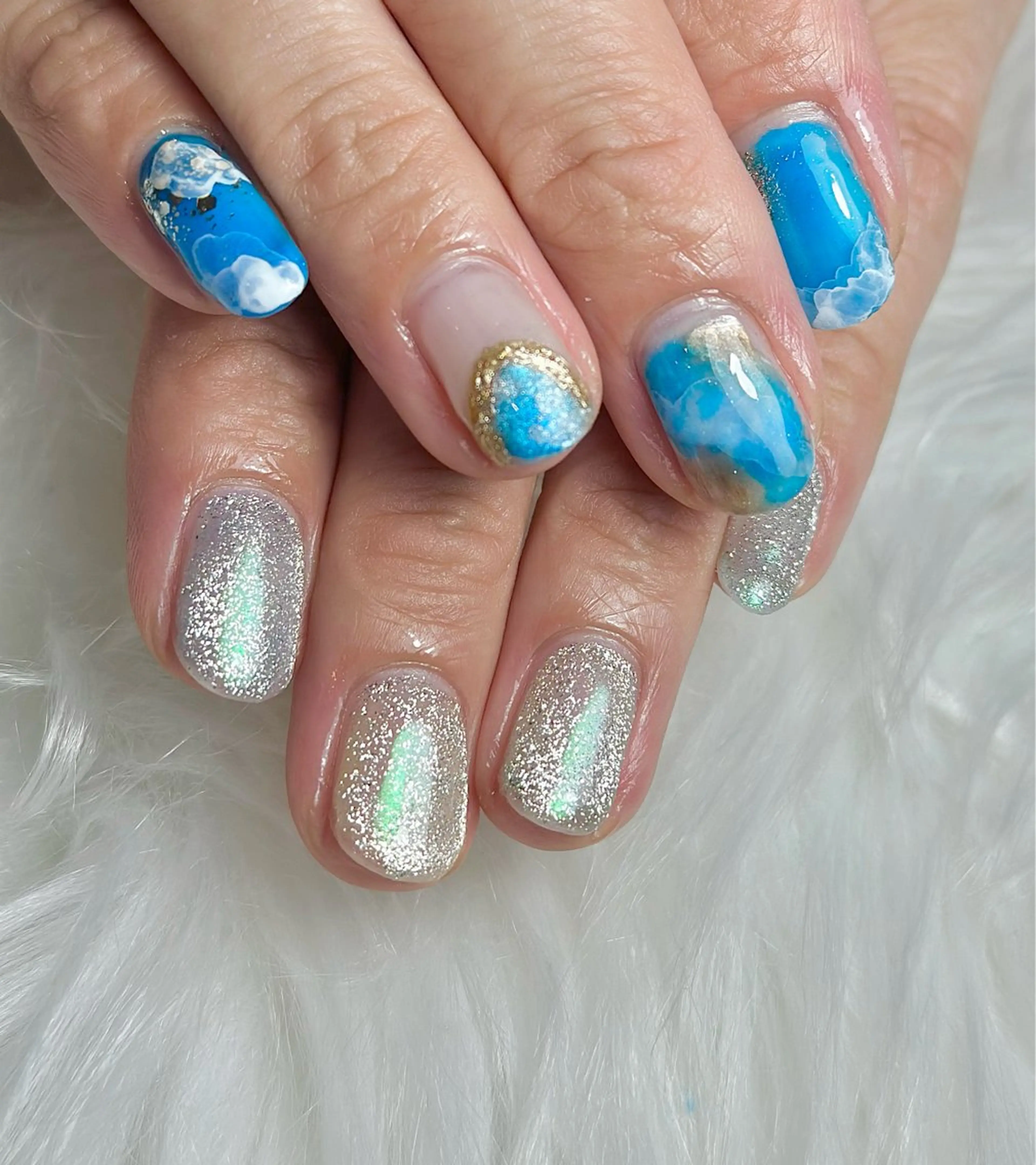 ネイル マグネットネイル ハンドネイル m_nail所属・O Mayaのネイルデザイン