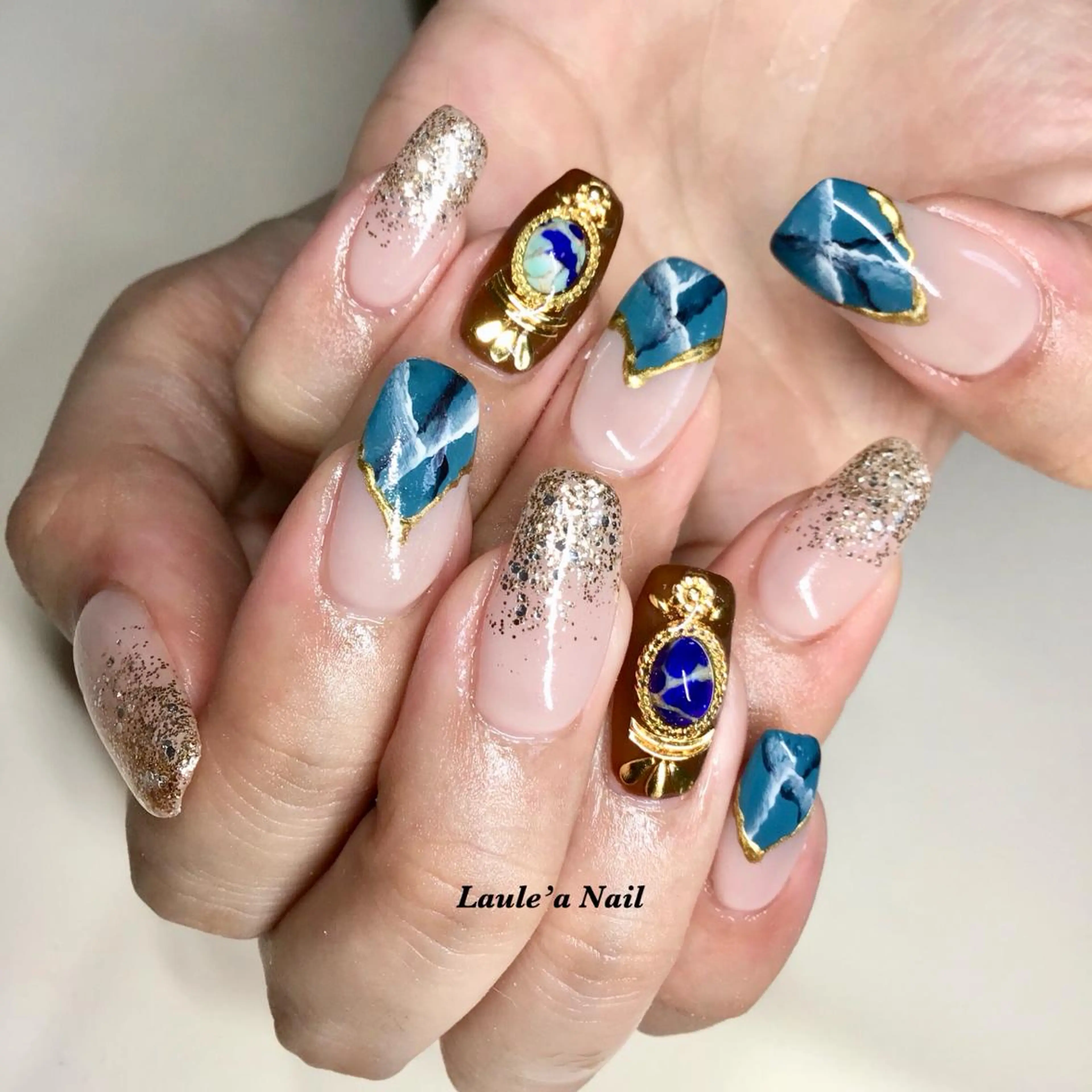 ロング ヘアアレンジ キッズ ネイル マツエク・マツパ 福田 加奈のネイルデザイン