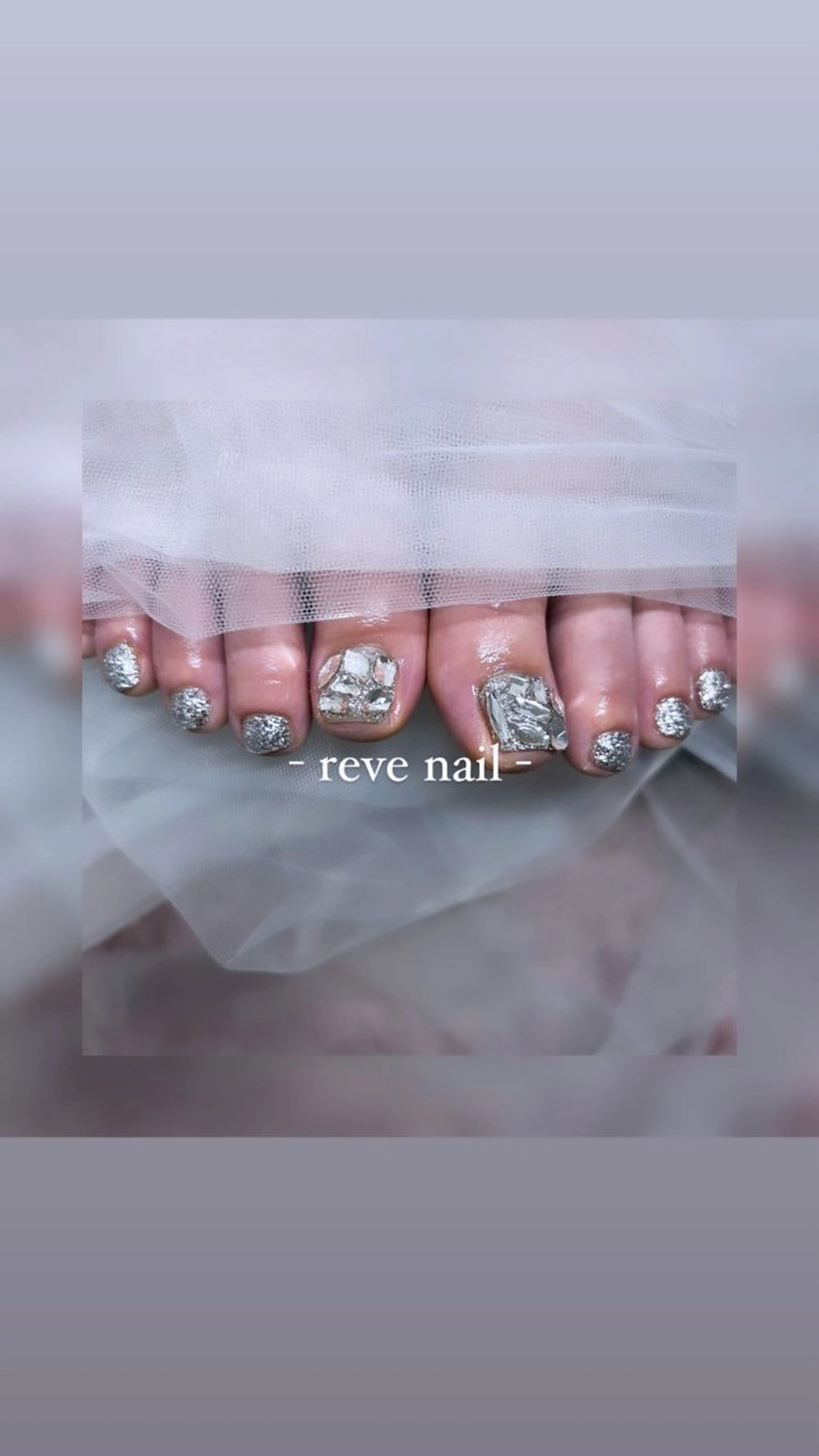 𓍯 フットネイル 親指1本アート〖 他店オフあり 〗※当店サンプルデザインからお選び下さい。の写真