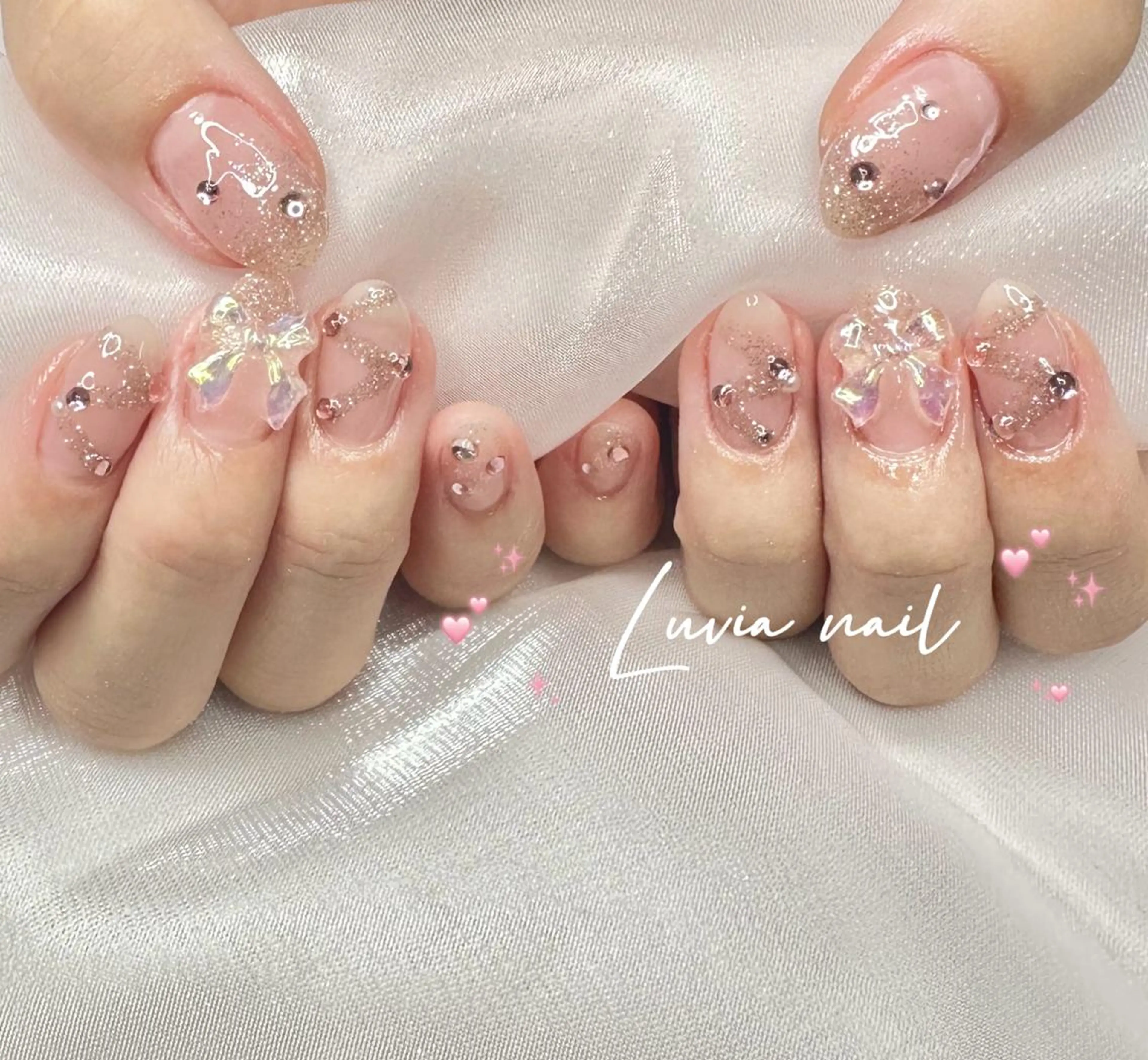 ネイル 🎀Luvia nail✨のネイルデザイン