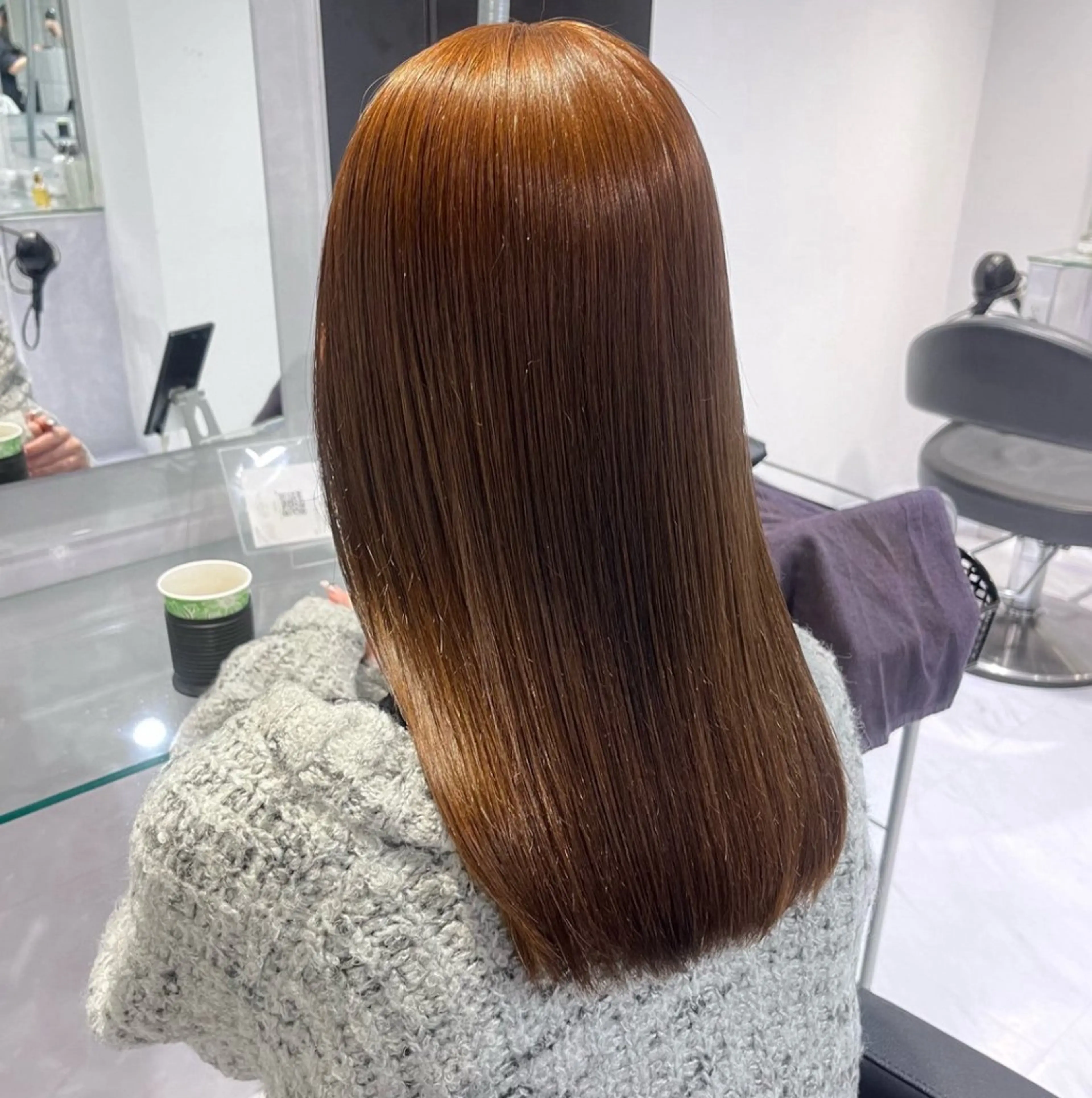 ロング カラー 🫧うる艶トレンド 🫧透明感カラーのヘアスタイル