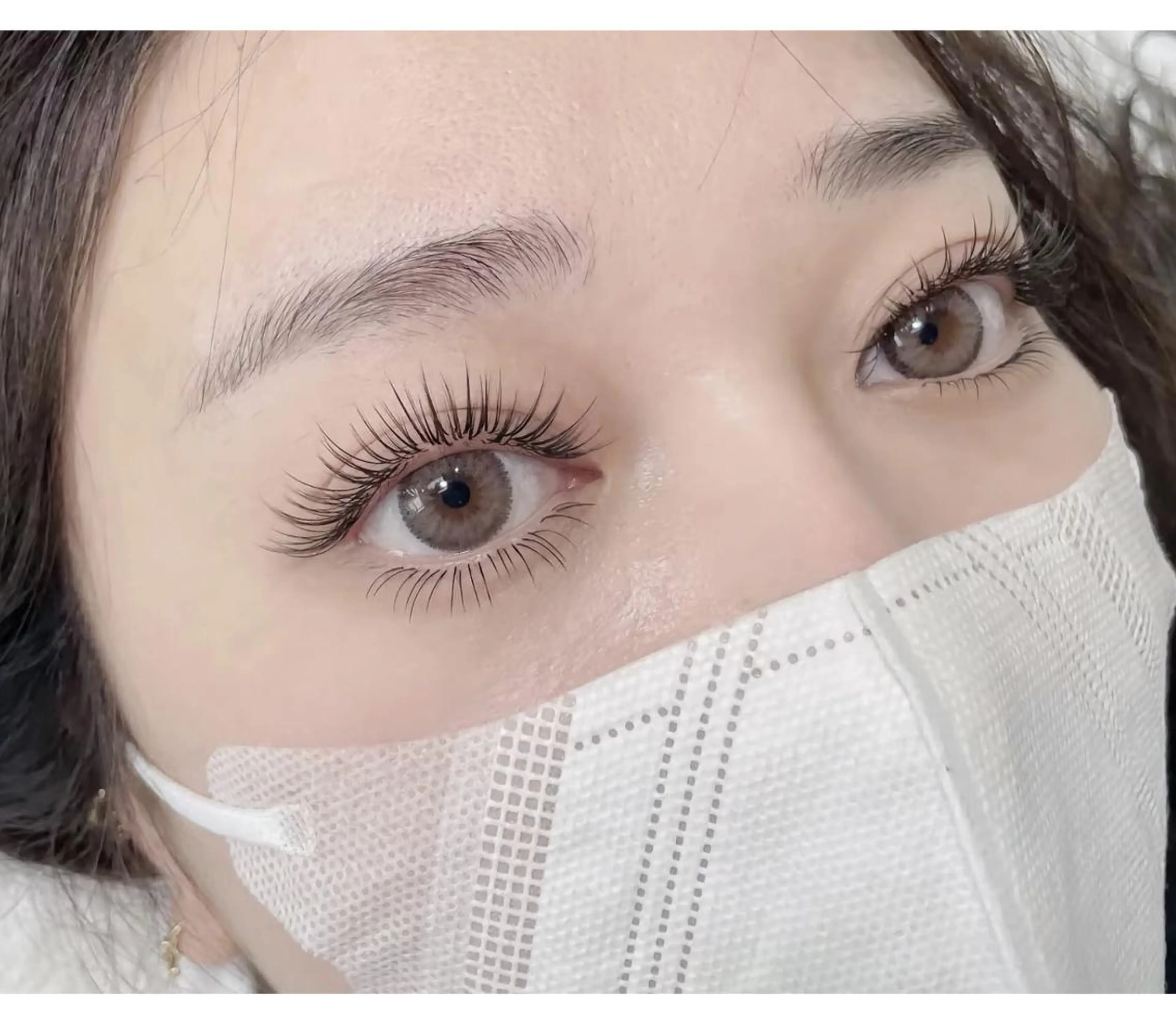 🍑下まつ毛20本+ボリュームラッシュ(上)400本¥10000 /500本¥11000/650本¥12000🍑の写真