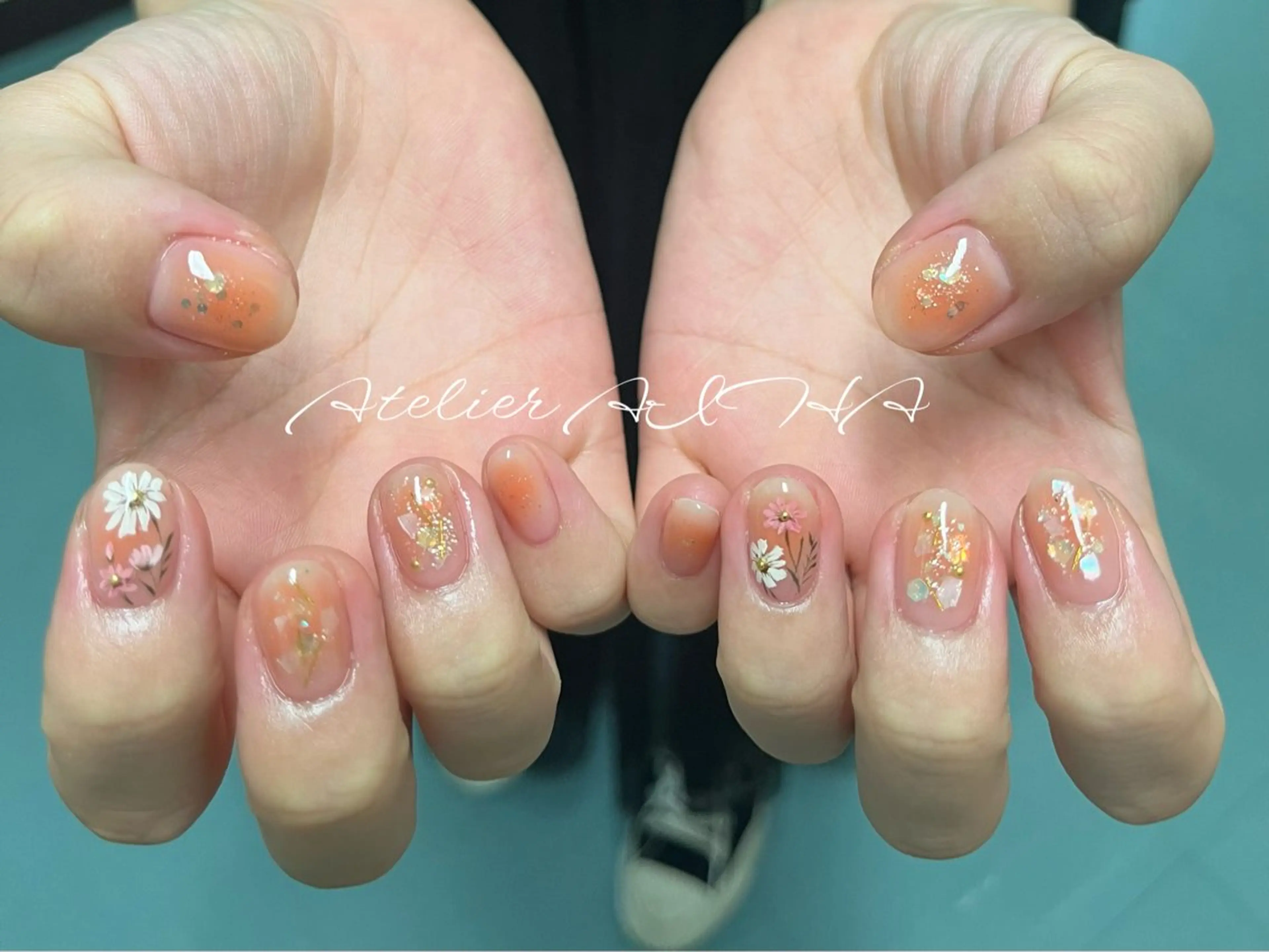 ショート ハンドネイル アトリエAIHA所属・アトリエAIHA★ フィルイン推奨サロンのネイルデザイン