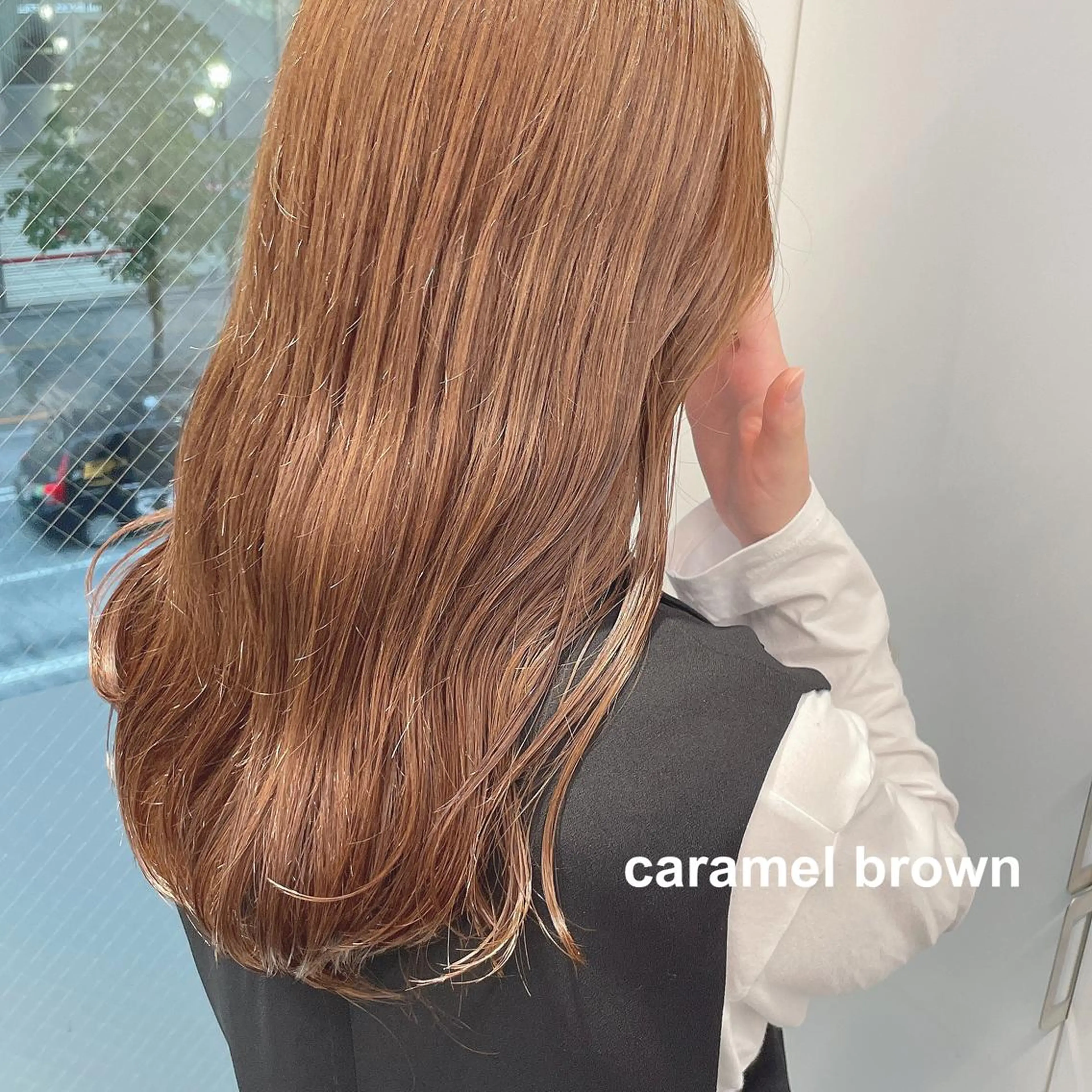 ロング カラー ヘアカラー トリートメント 💗🤍透明感カラー 🤍💗kanonのヘアスタイル