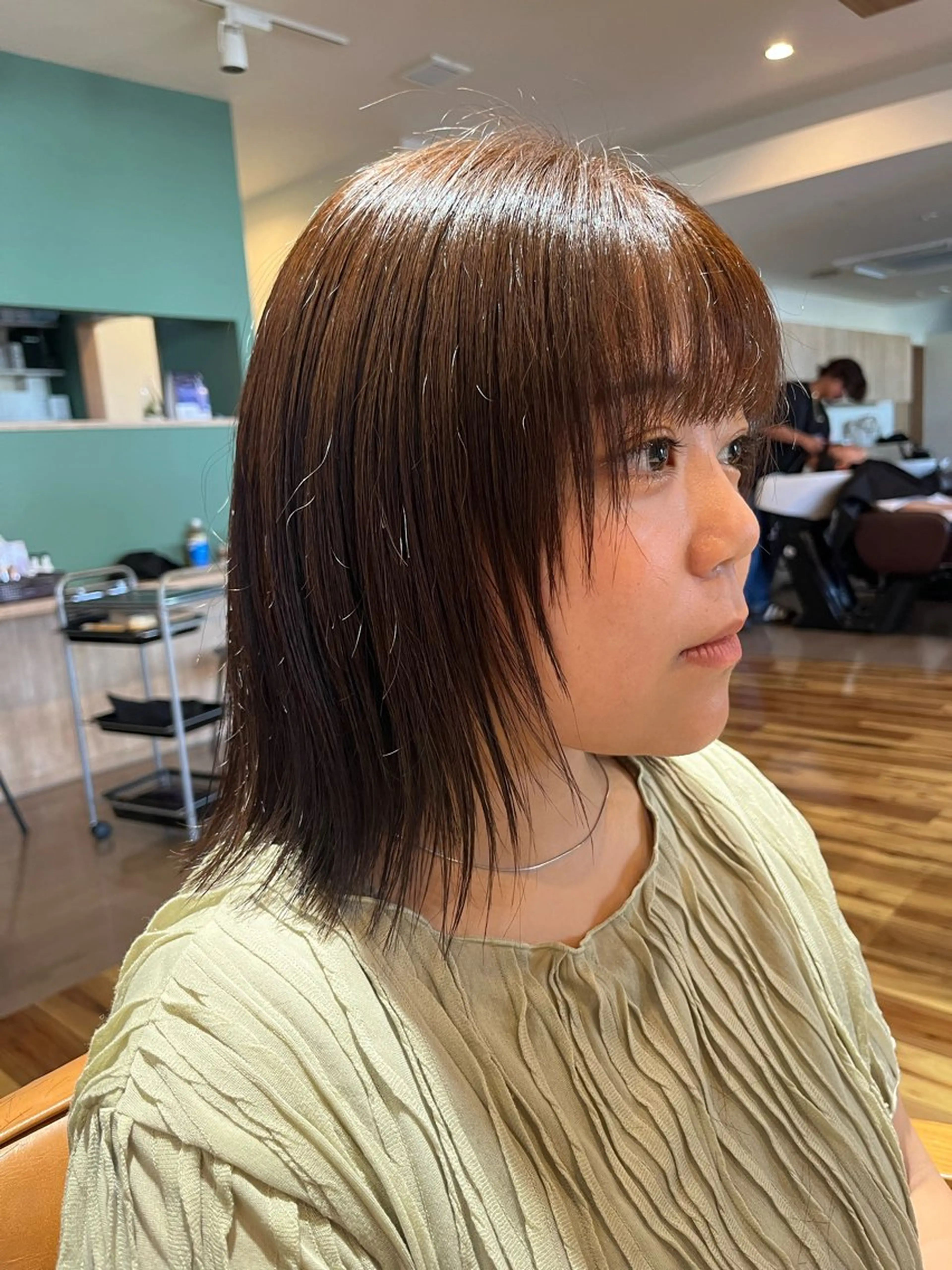 ショート 顔まわりレイヤー 顔周りカット レイヤーカット 堀井 政輝のヘアスタイル