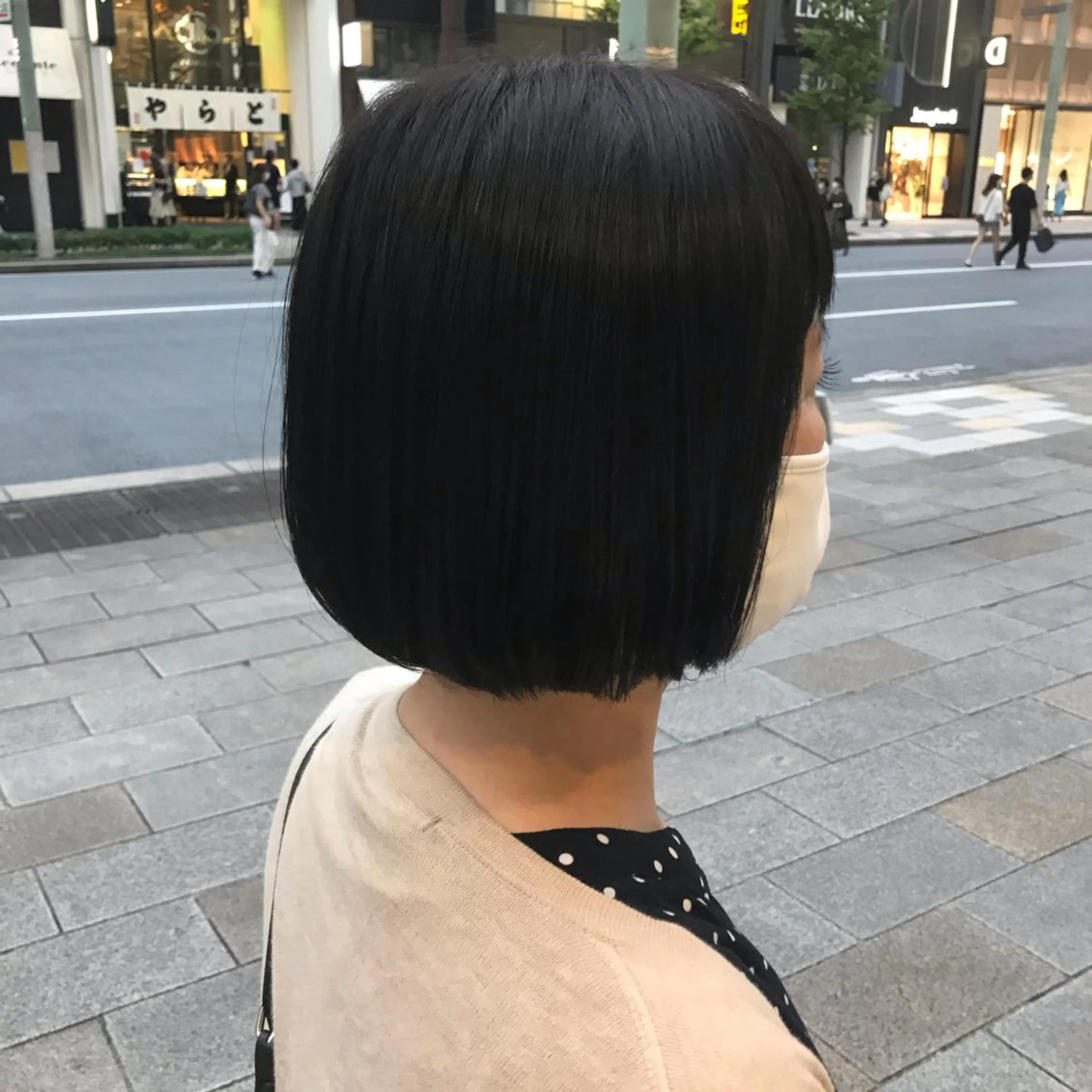 ショート カット かねやす ゆなのヘアスタイル