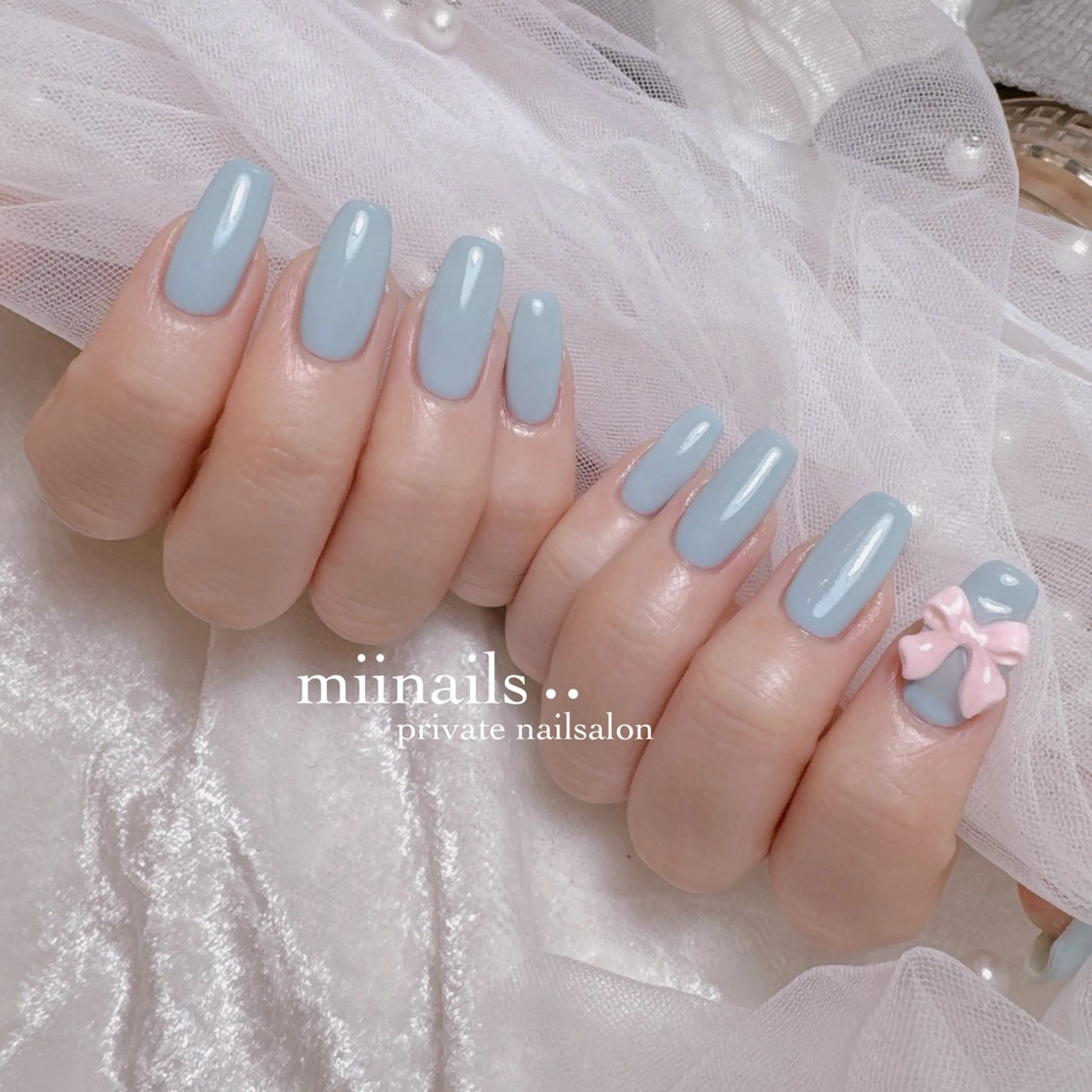 ネイル 韓国ネイル マグネットネイル ワンホンネイル ハンドネイル nailsalon miinailsのネイルデザイン