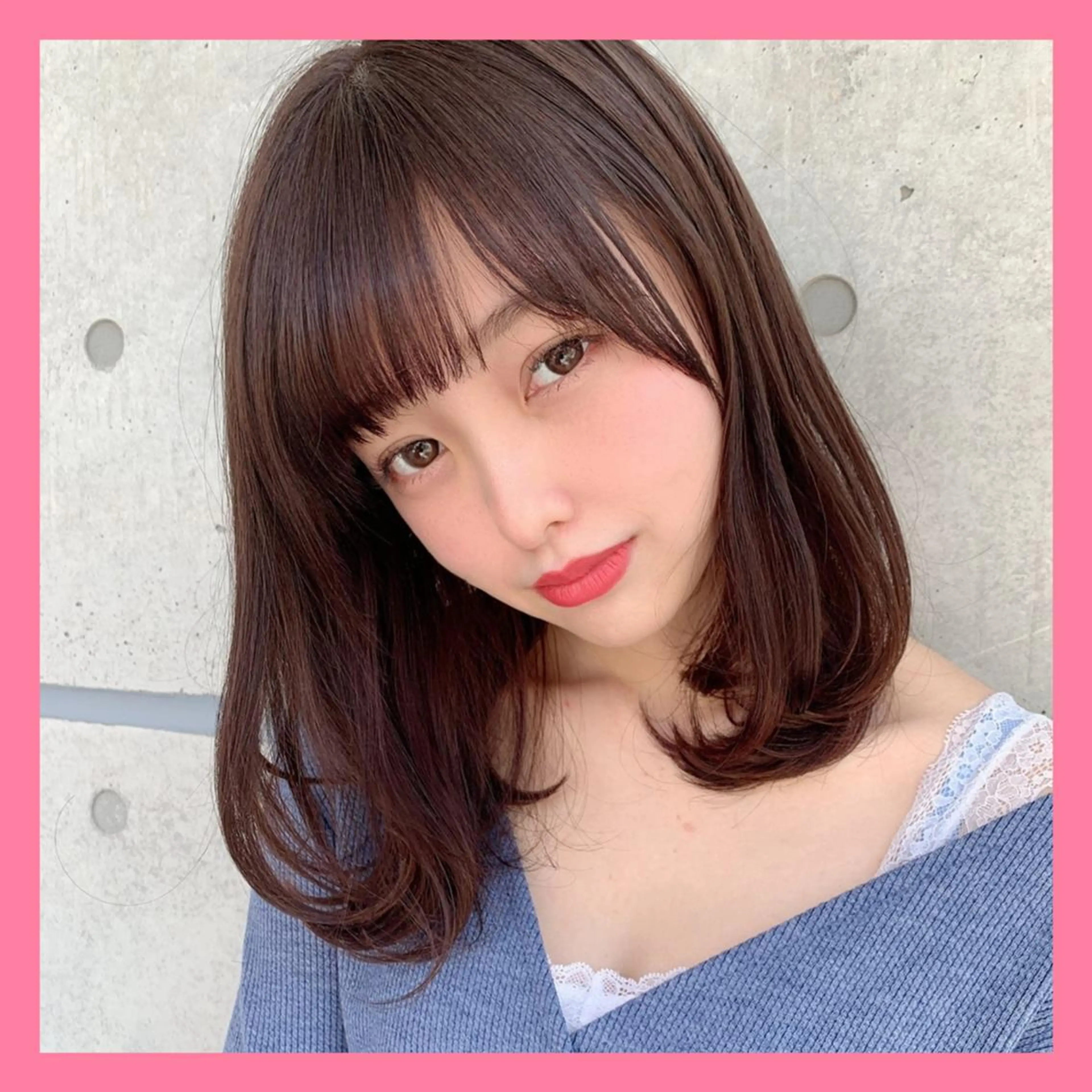ミディアム カラー ヘアカラー トリートメント ❤️sai❤️ official❤️のヘアスタイル