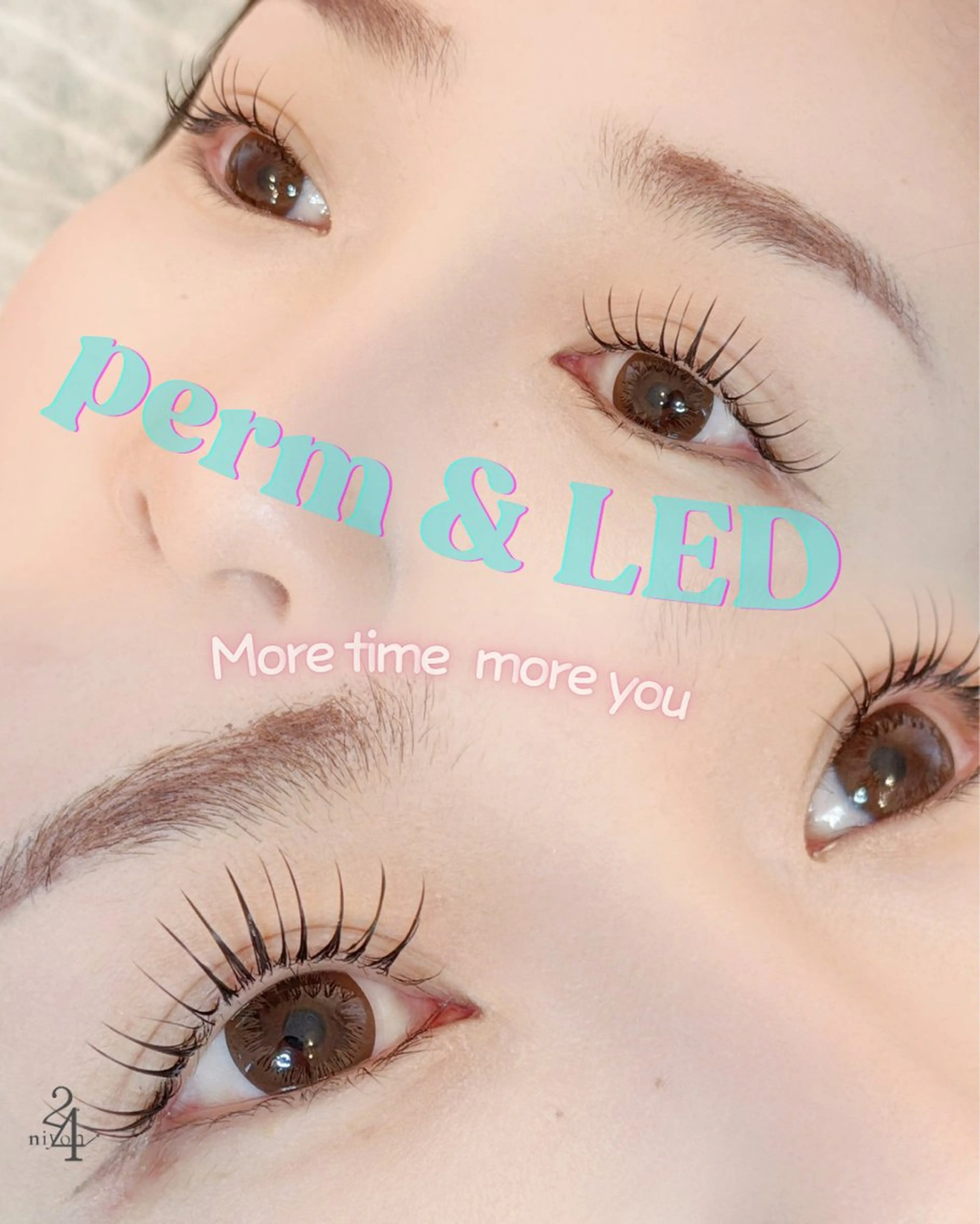 マツエク・マツパ フラットラッシュ niyon24+大宮西口所属・hikari大宮 _高持続まつ毛のマツエク・マツパデザイン