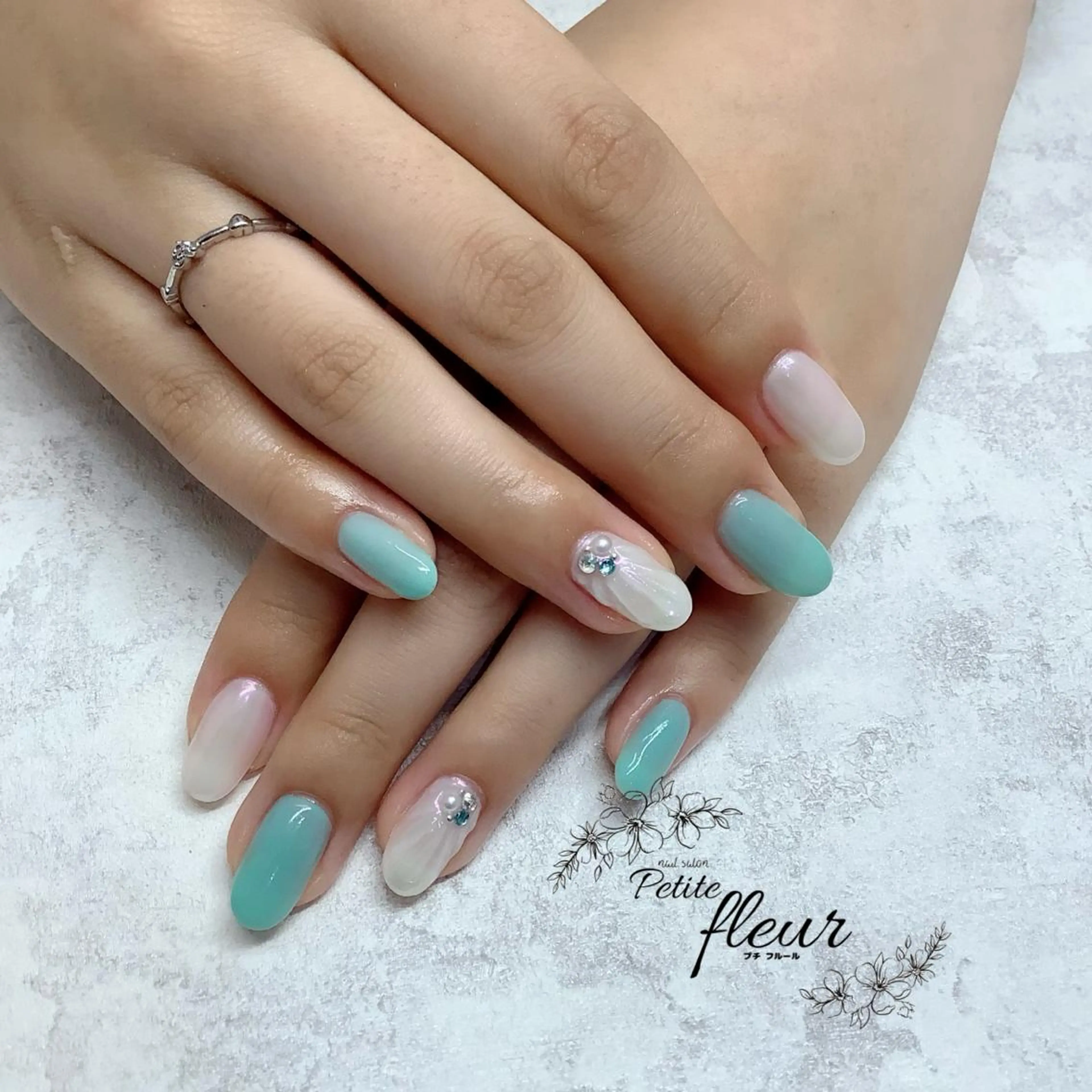 ネイル ❁⃘*。Petite fleur❁⃘*りさのネイルデザイン