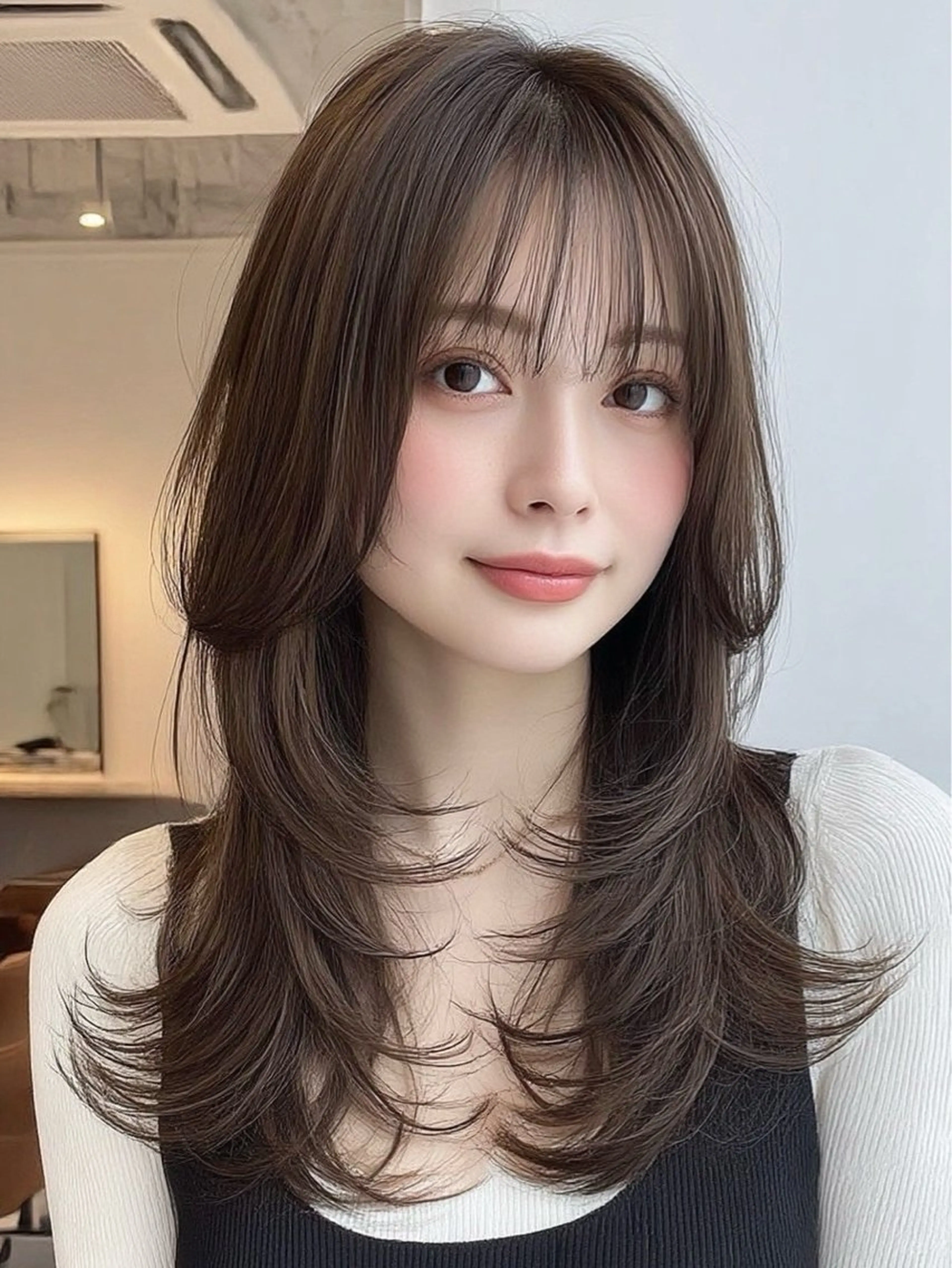 🌈1日1️⃣名様限定🌈似合わせ小顔カット＋髪質改善カラー🍀の写真