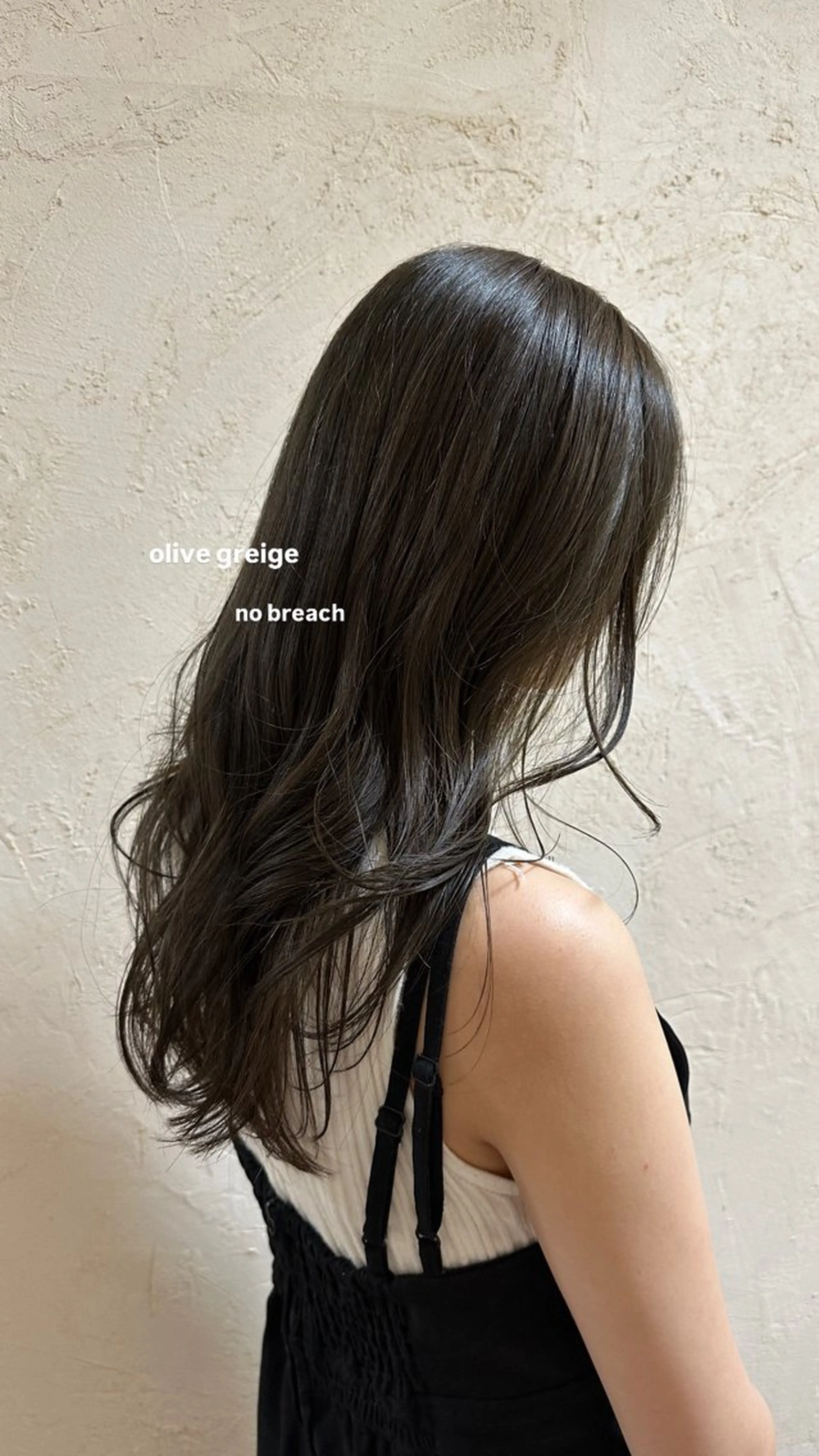 セミロング カラー v-lab studio所属・韓国レイヤーカット/ 艶カラー/ noaのヘアスタイル