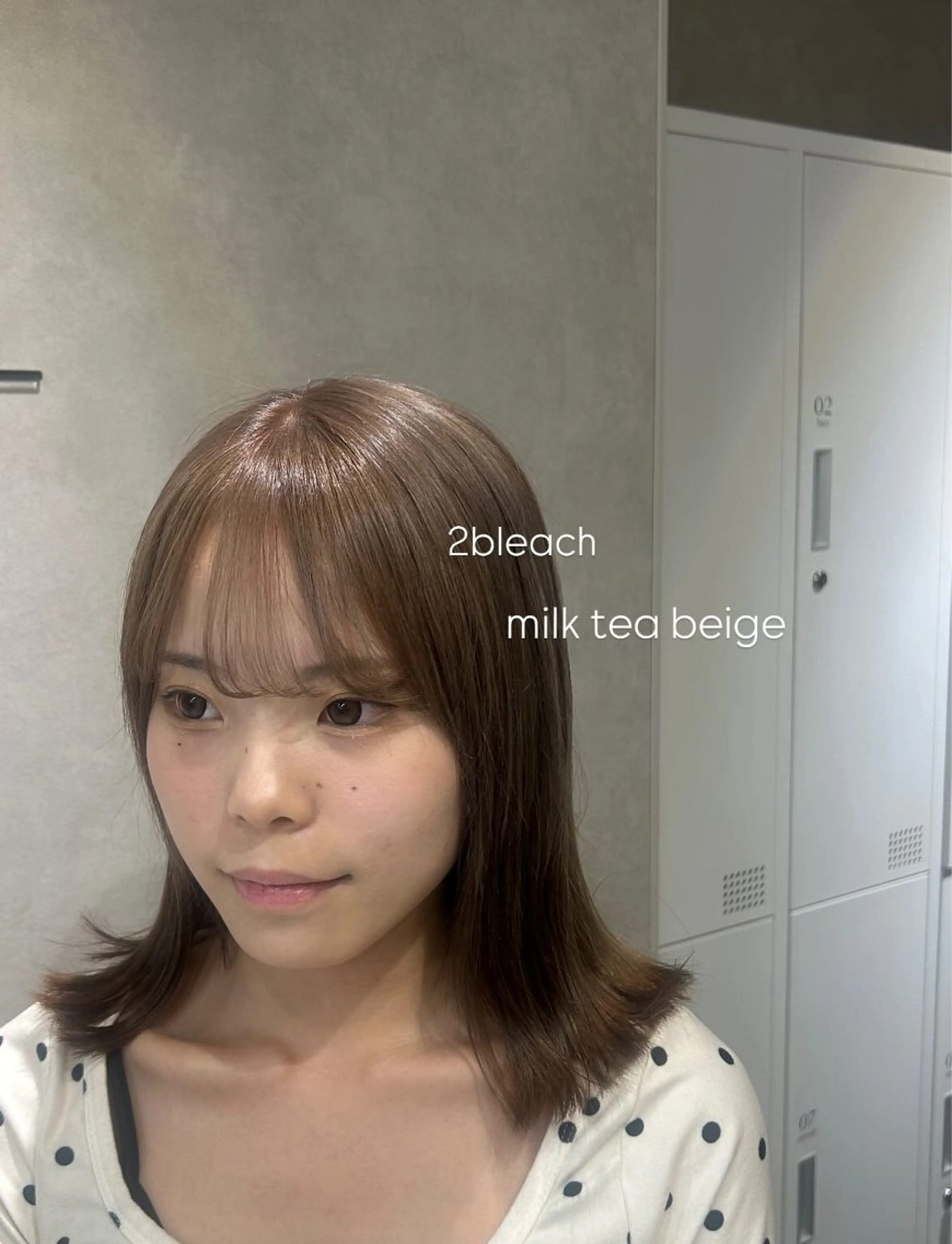 ミディアム カット ヘアカラー トリートメント shiori✳︎ GiseL小倉のヘアスタイル